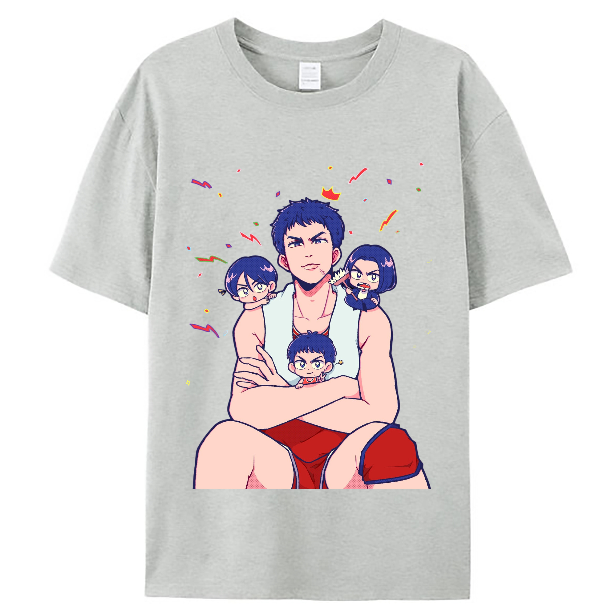 （画像用） SLAM DUNK／スラムダンク レディースカジュアルプリントTシャツ（綿100％）