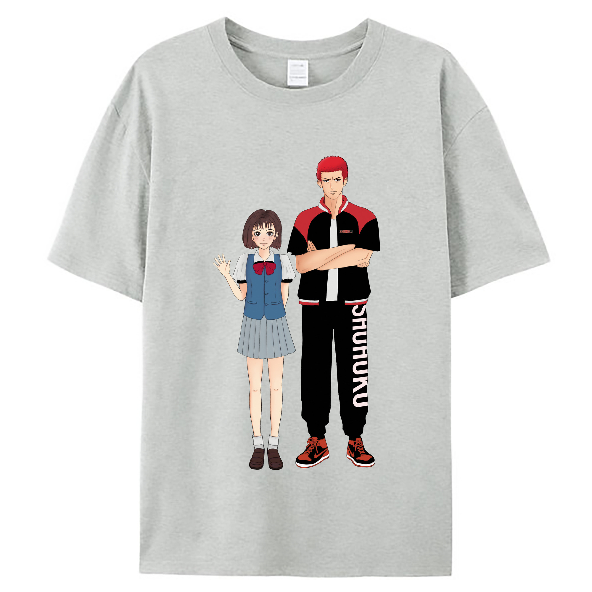 （画像用） SLAM DUNK／スラムダンク レディースカジュアルプリントTシャツ（綿100％）