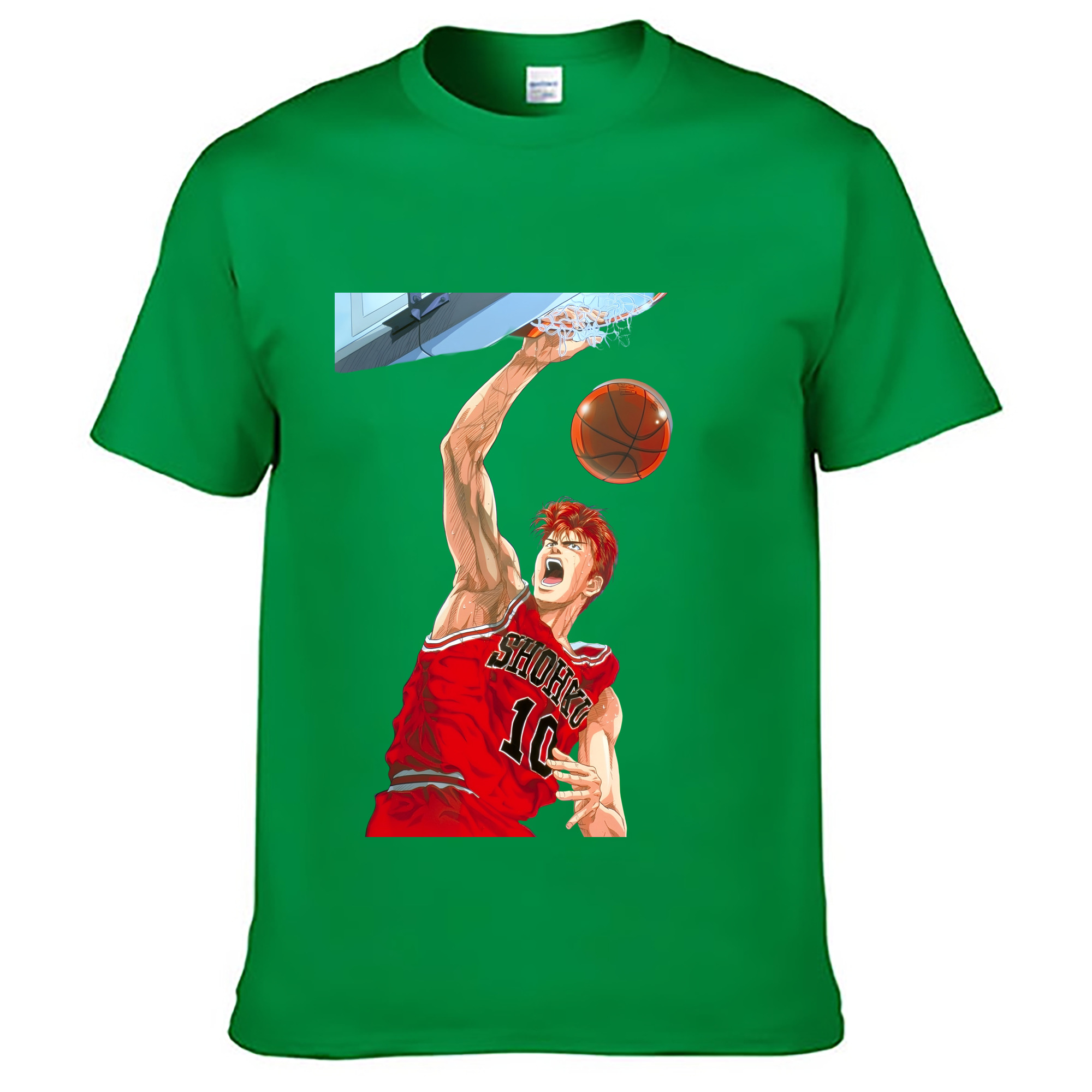 （画像用） SLAM DUNK／スラムダンク レディースカジュアルプリントTシャツ（綿100％）