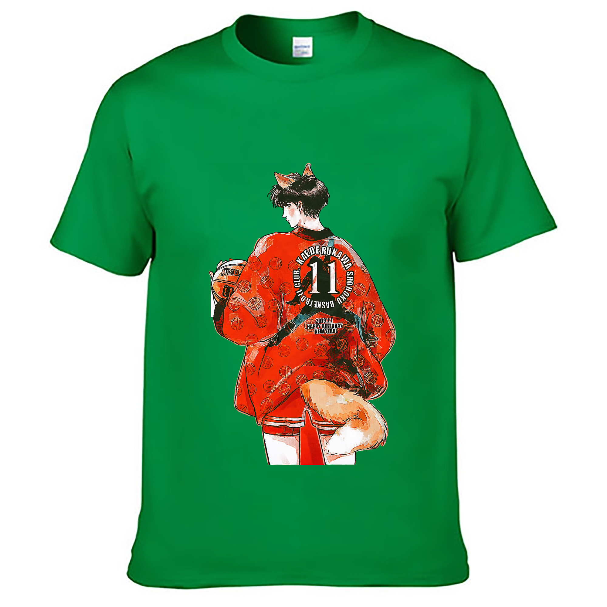 （画像用） SLAM DUNK／スラムダンク レディースカジュアルプリントTシャツ（綿100％）