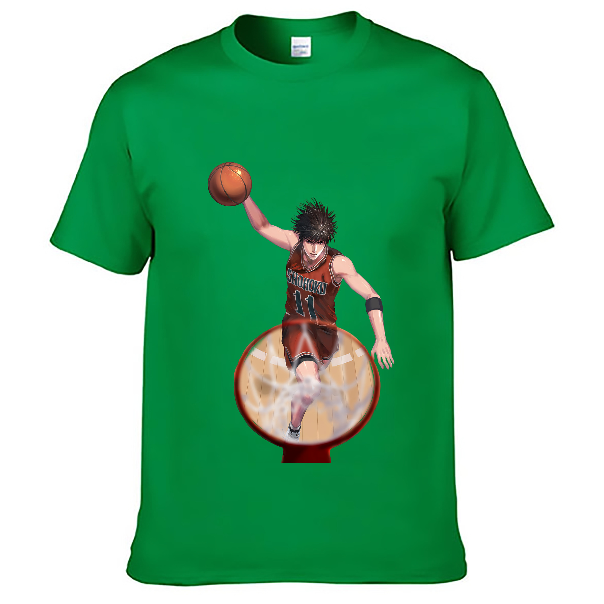 （画像用） SLAM DUNK／スラムダンク レディースカジュアルプリントTシャツ（綿100％）