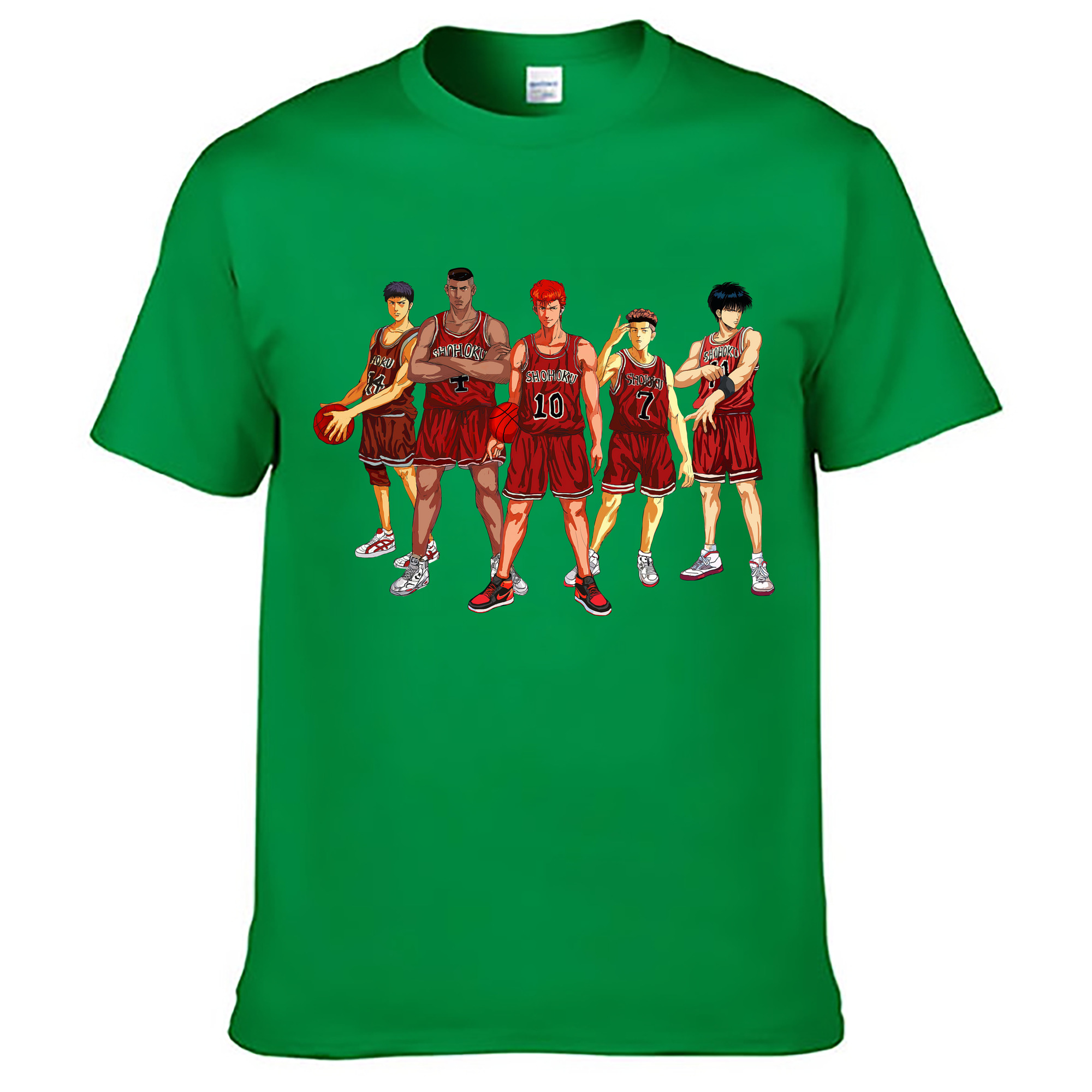 （画像用） SLAM DUNK／スラムダンク レディースカジュアルプリントTシャツ（綿100％）