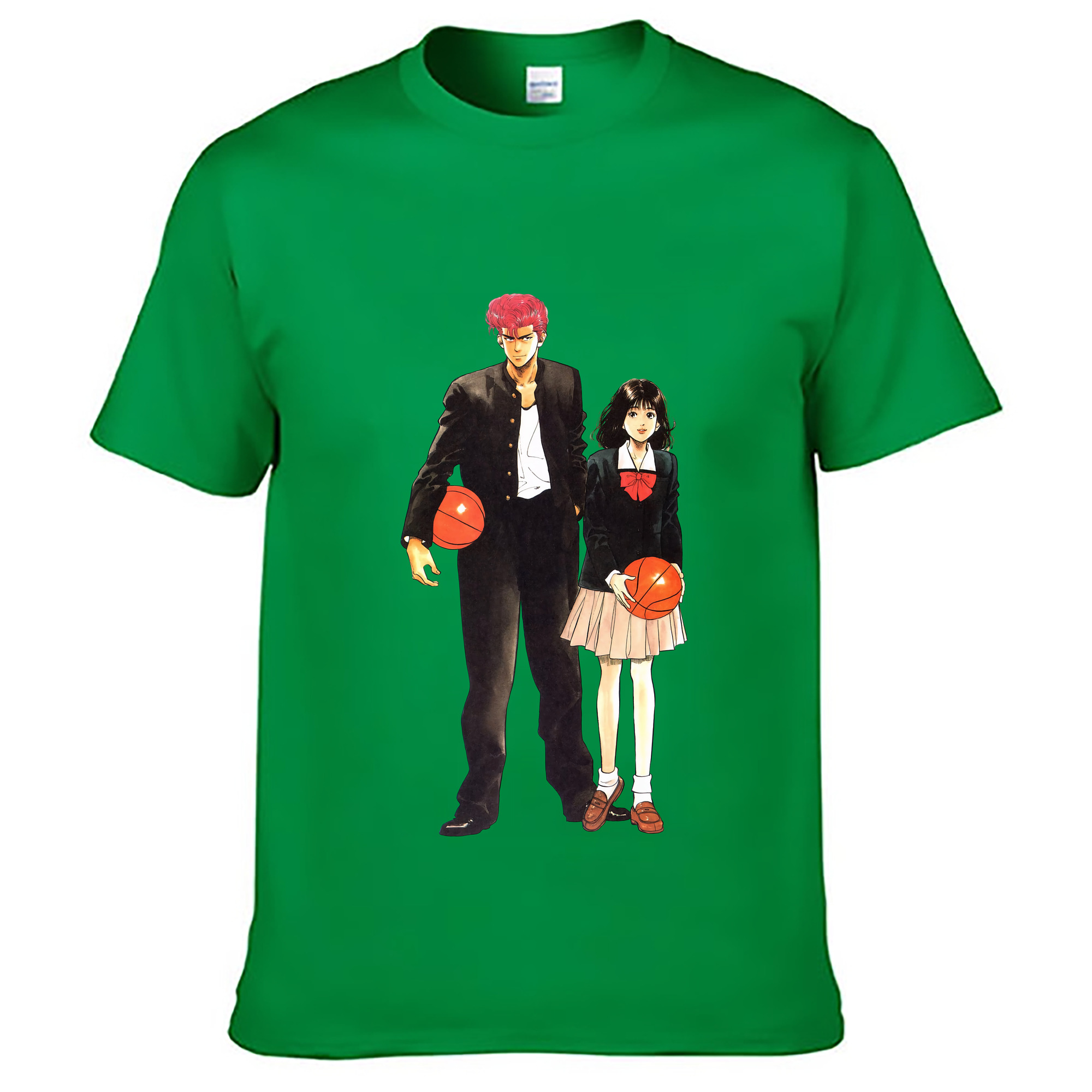 （画像用） SLAM DUNK／スラムダンク レディースカジュアルプリントTシャツ（綿100％）