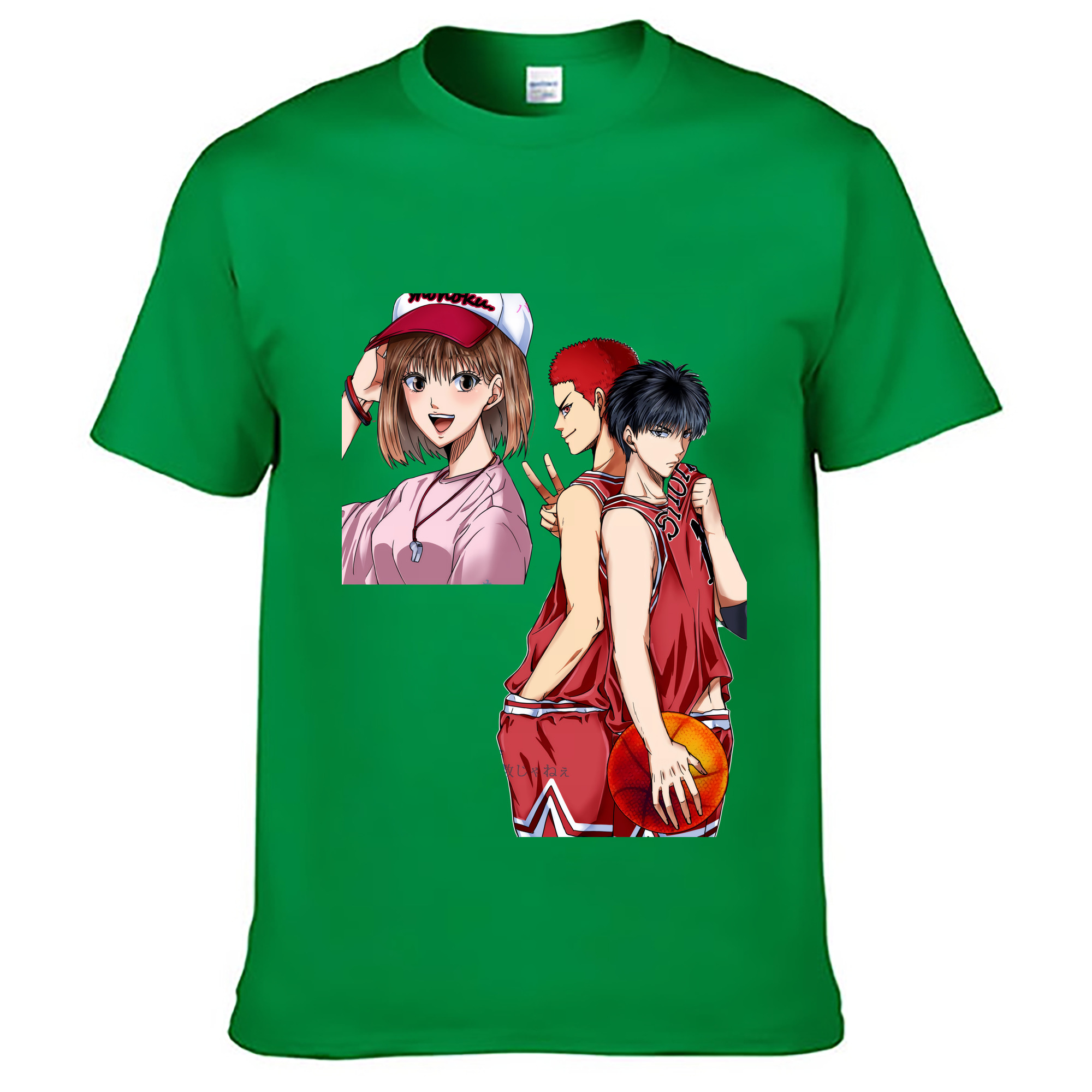 （画像用） SLAM DUNK／スラムダンク レディースカジュアルプリントTシャツ（綿100％）