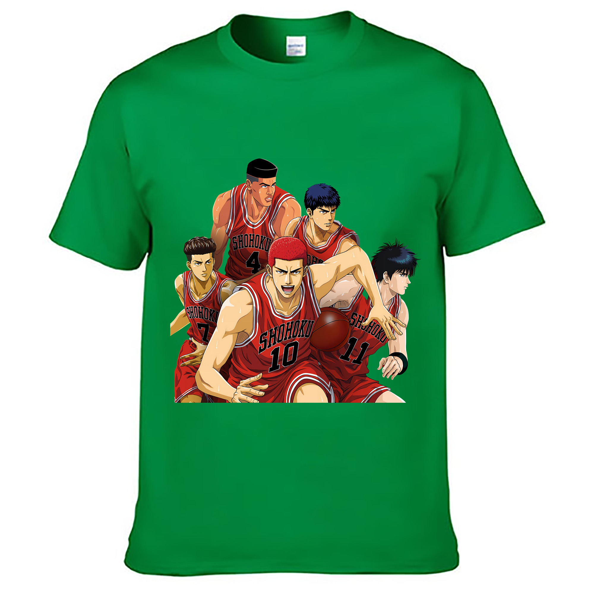（画像用） SLAM DUNK／スラムダンク レディースカジュアルプリントTシャツ（綿100％）