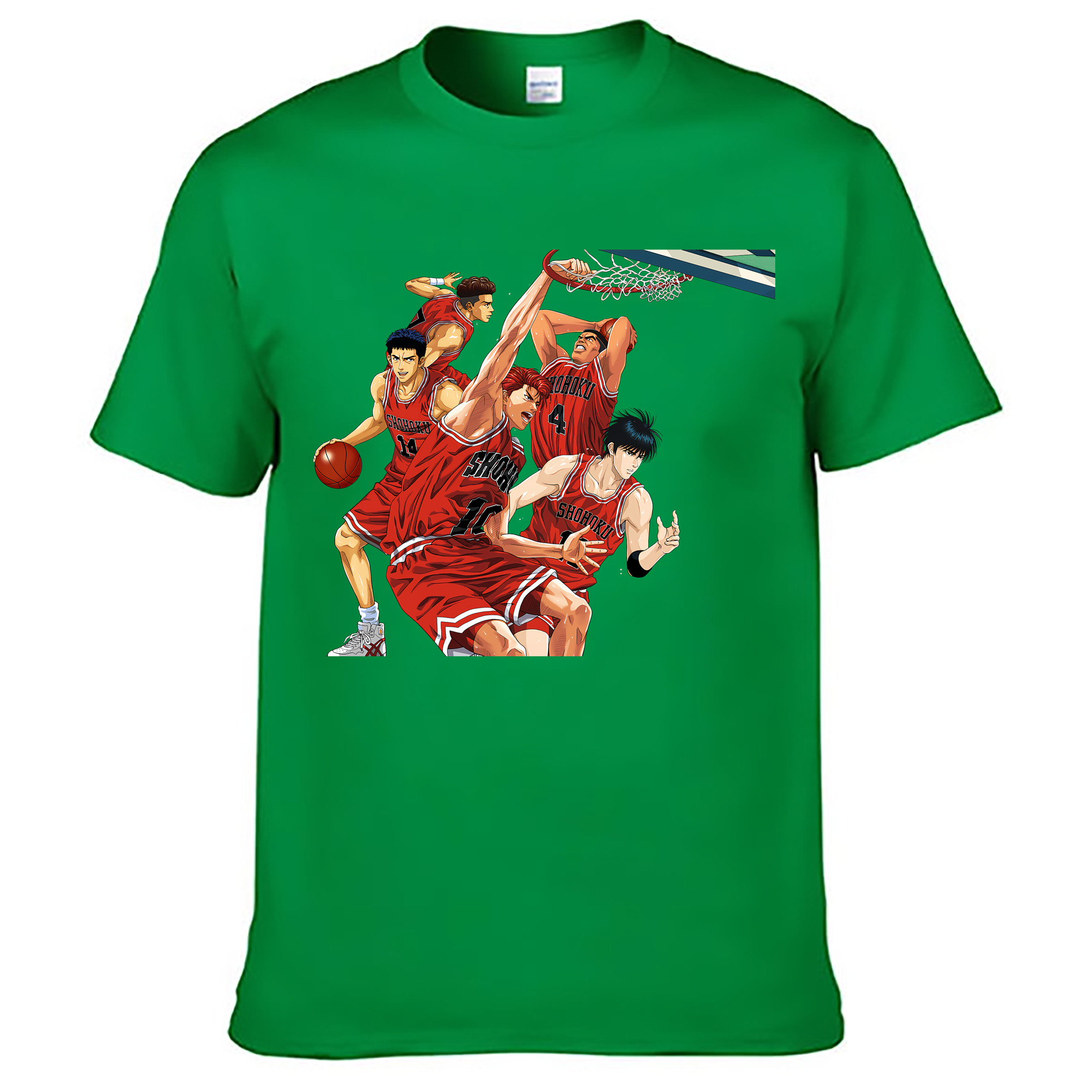 （画像用） SLAM DUNK／スラムダンク レディースカジュアルプリントTシャツ（綿100％）