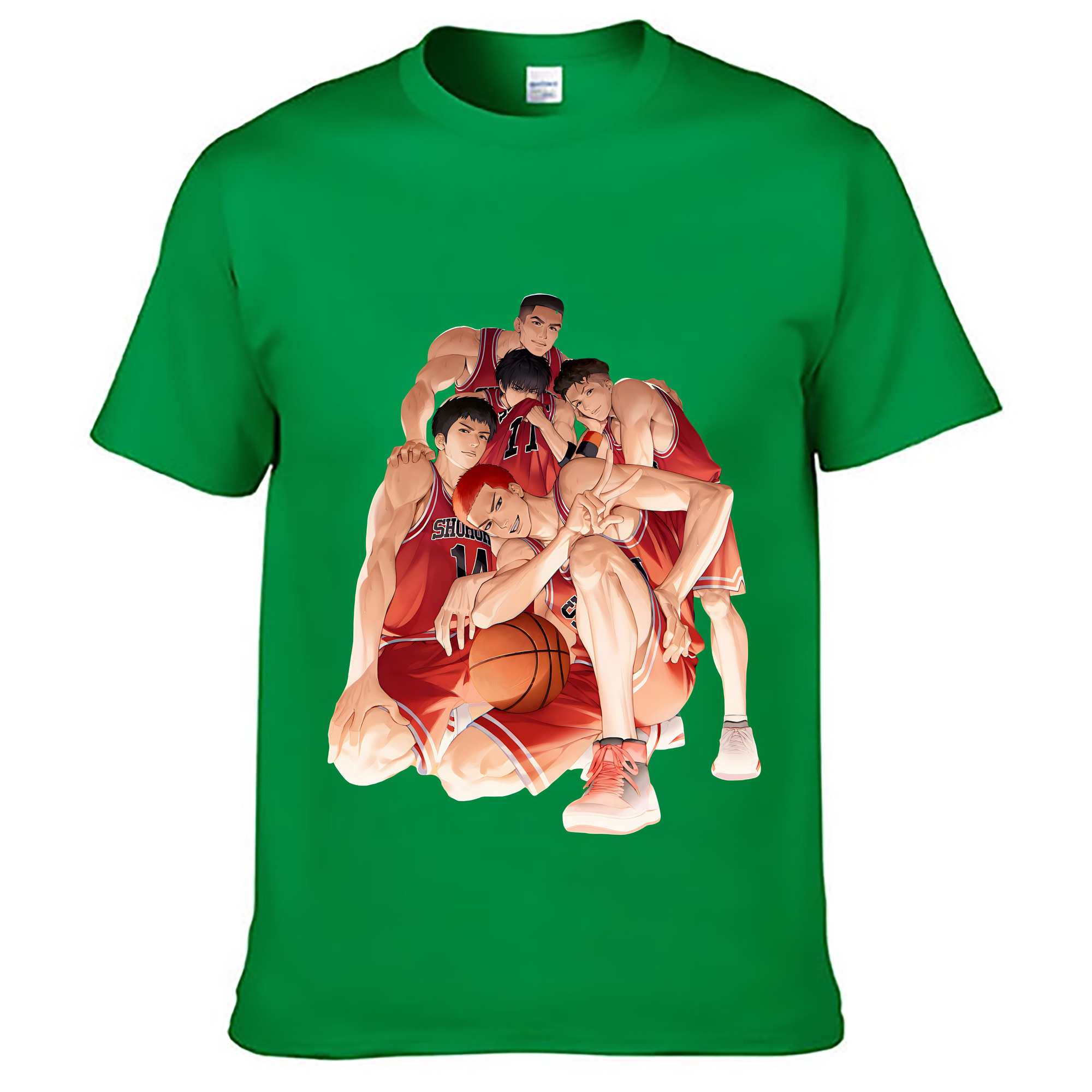 （画像用） SLAM DUNK／スラムダンク レディースカジュアルプリントTシャツ（綿100％）