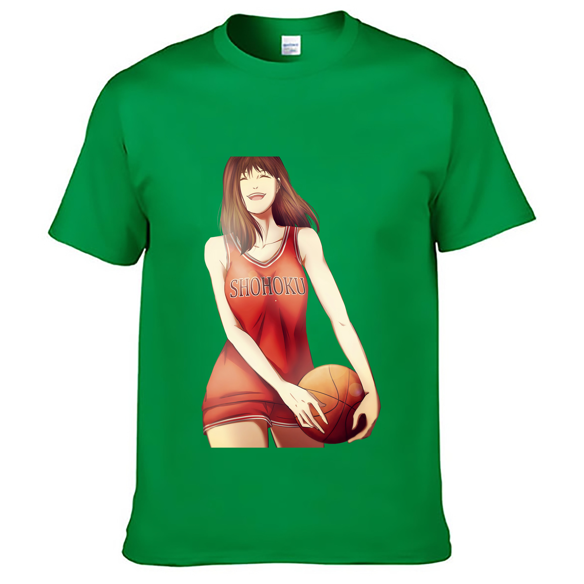 （画像用） SLAM DUNK／スラムダンク レディースカジュアルプリントTシャツ（綿100％）