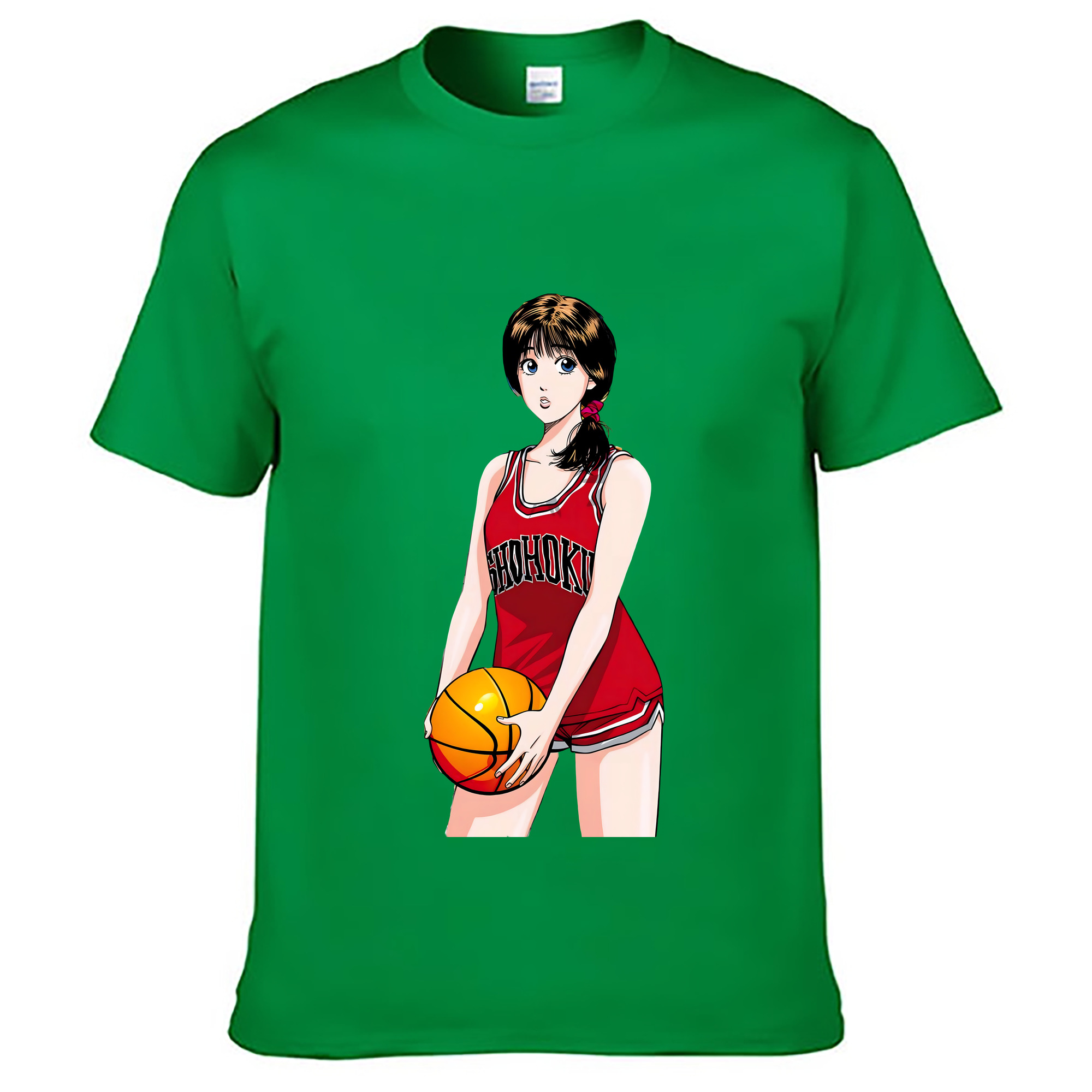 （画像用） SLAM DUNK／スラムダンク レディースカジュアルプリントTシャツ（綿100％）