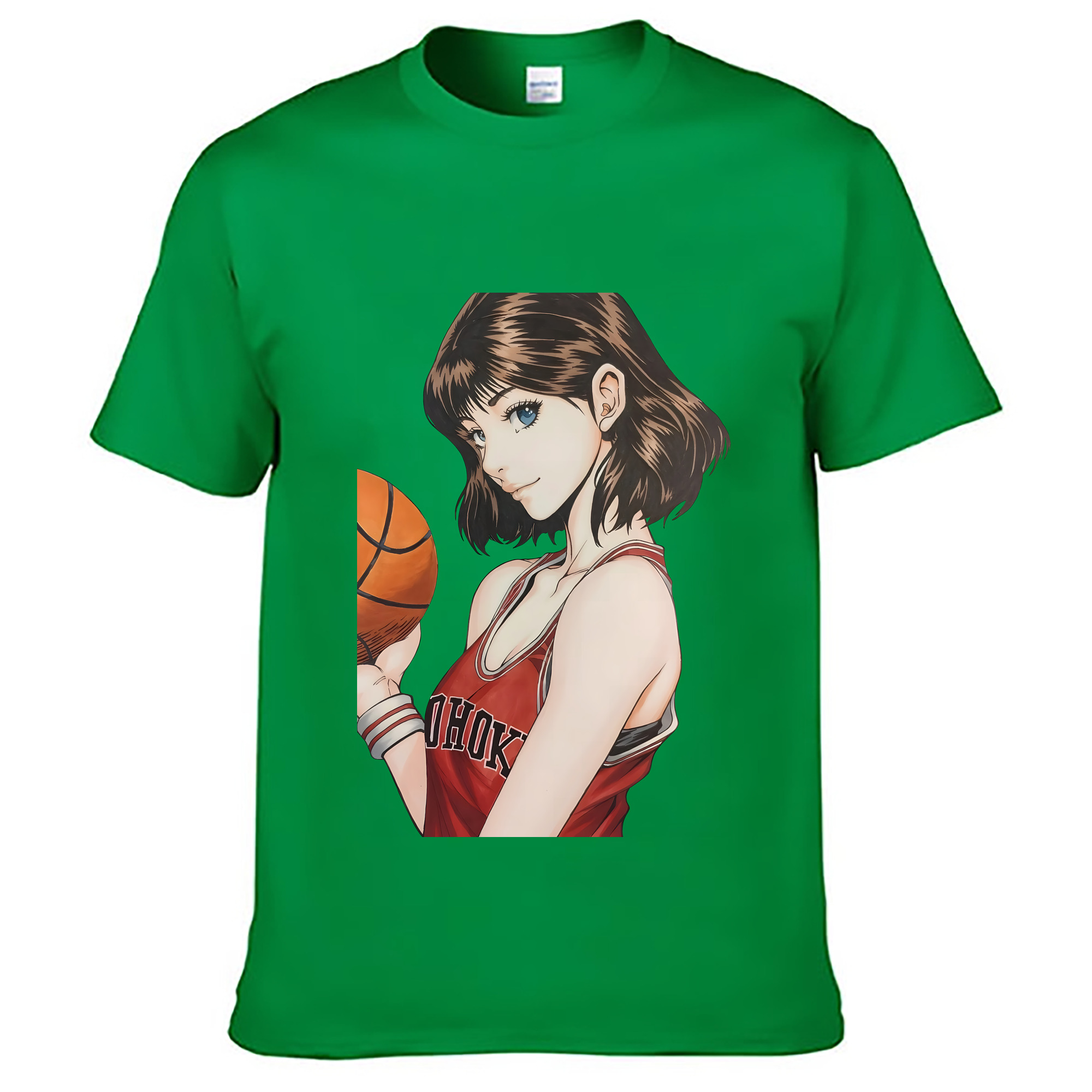 （画像用） SLAM DUNK／スラムダンク レディースカジュアルプリントTシャツ（綿100％）
