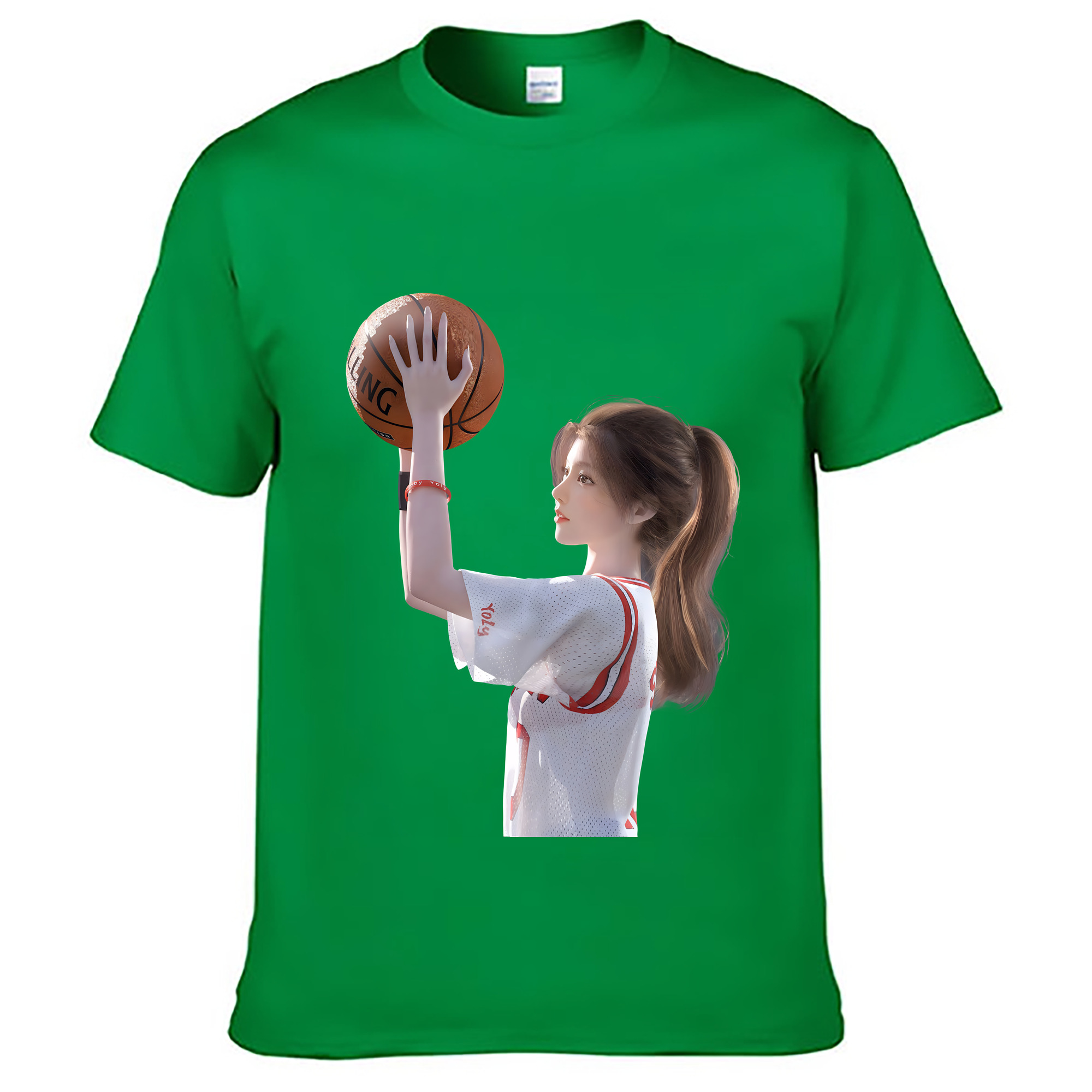 （画像用） SLAM DUNK／スラムダンク レディースカジュアルプリントTシャツ（綿100％）