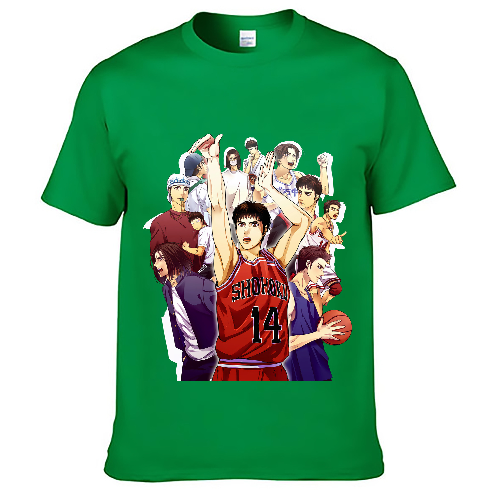 （画像用） SLAM DUNK／スラムダンク レディースカジュアルプリントTシャツ（綿100％）