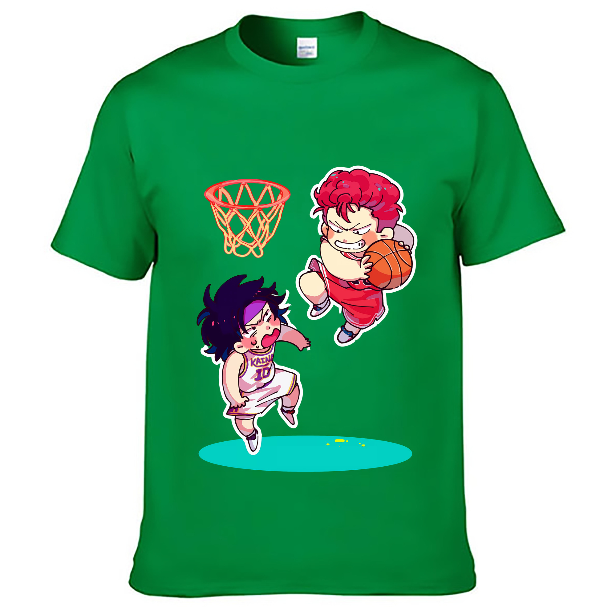 （画像用） SLAM DUNK／スラムダンク レディースカジュアルプリントTシャツ（綿100％）