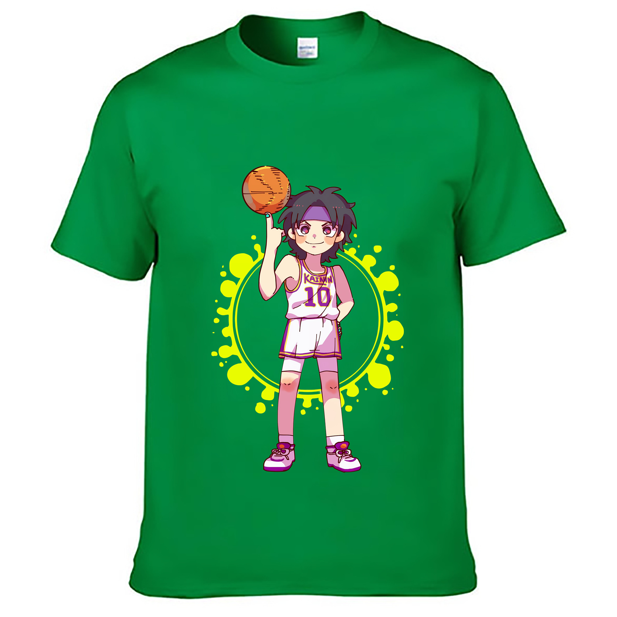 （画像用） SLAM DUNK／スラムダンク レディースカジュアルプリントTシャツ（綿100％）