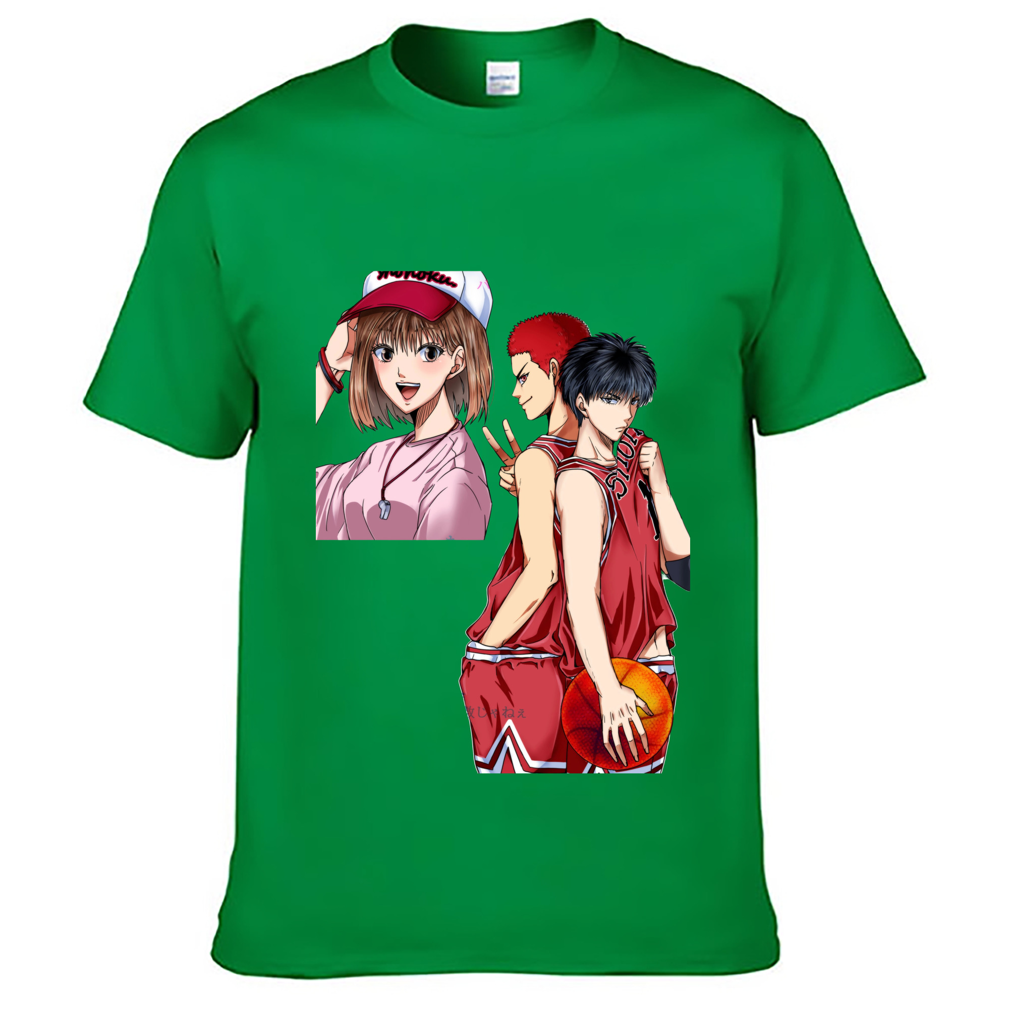 （画像用） SLAM DUNK／スラムダンク レディースカジュアルプリントTシャツ（綿100％）