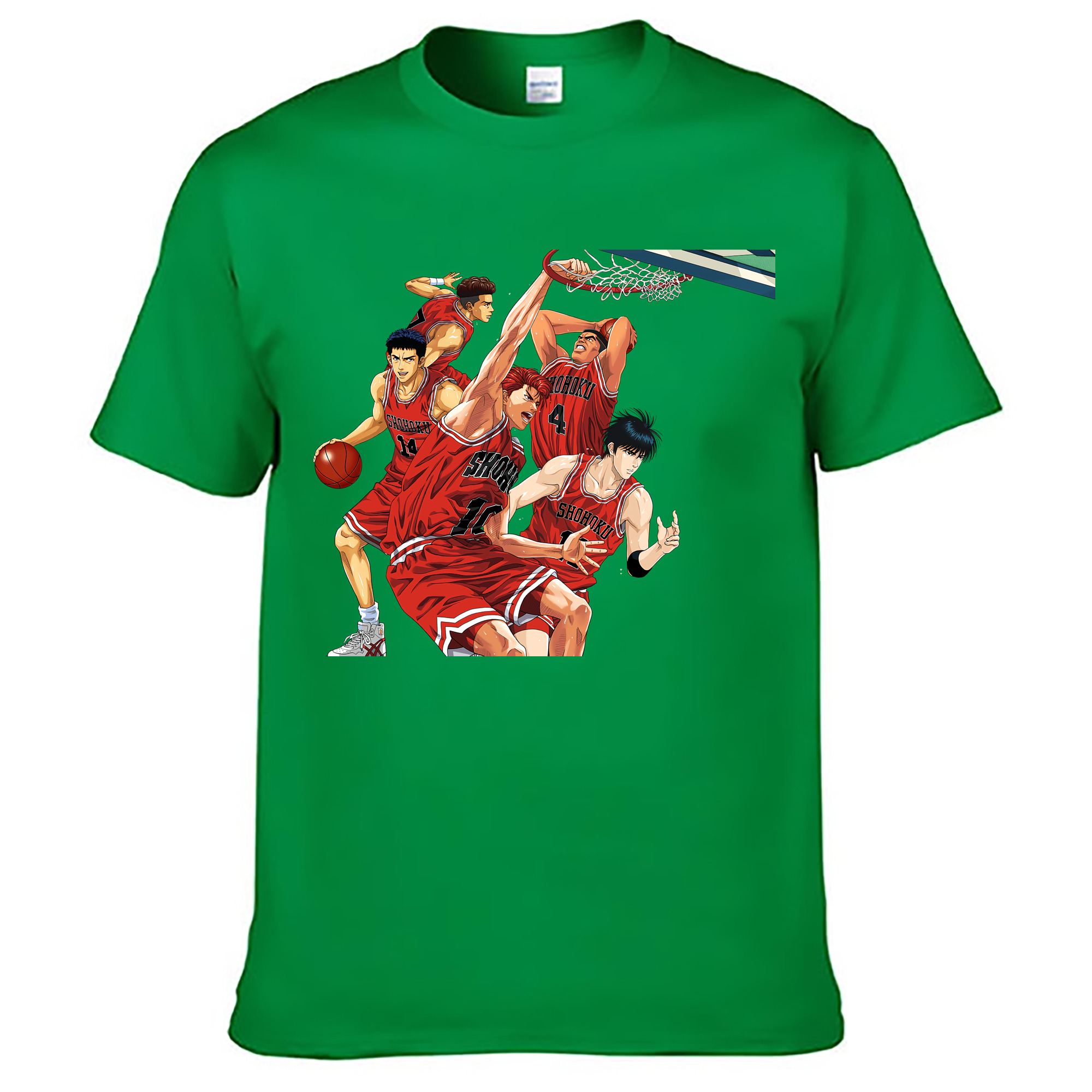 （画像用） SLAM DUNK／スラムダンク レディースカジュアルプリントTシャツ（綿100％）