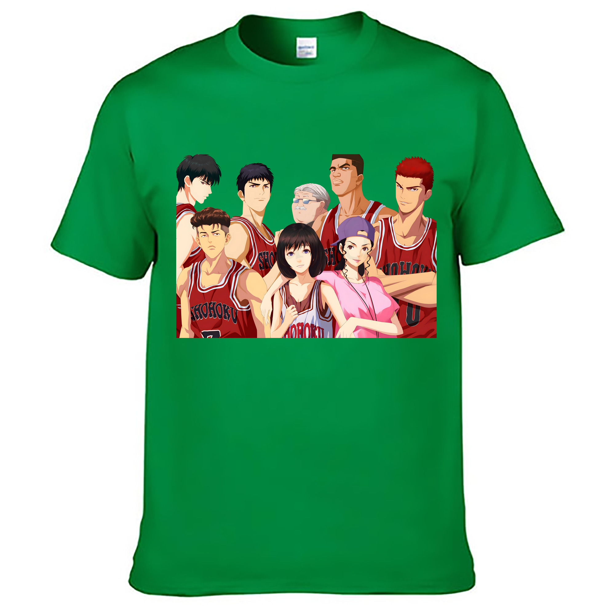 （画像用） SLAM DUNK／スラムダンク レディースカジュアルプリントTシャツ（綿100％）
