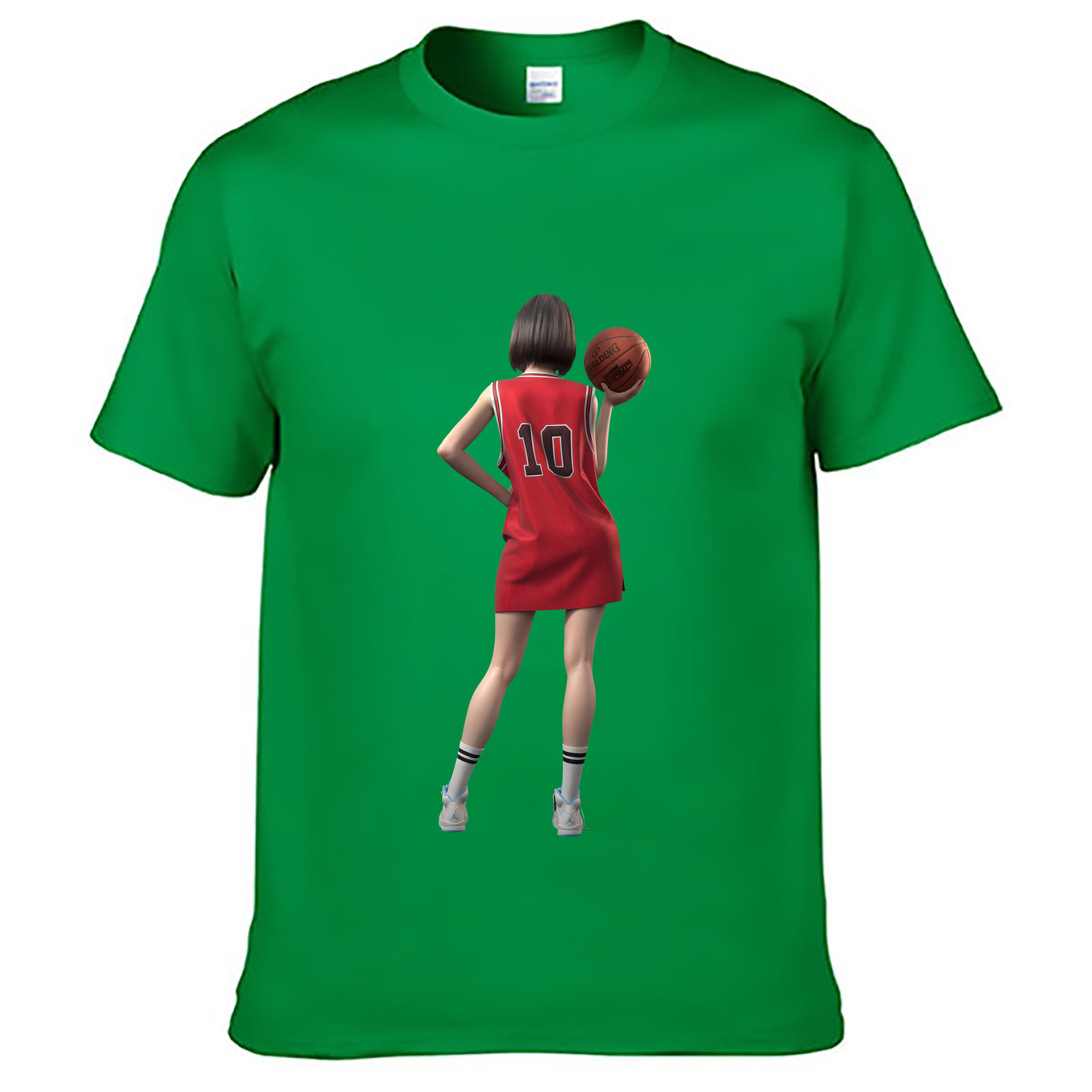 （画像用） SLAM DUNK／スラムダンク レディースカジュアルプリントTシャツ（綿100％）