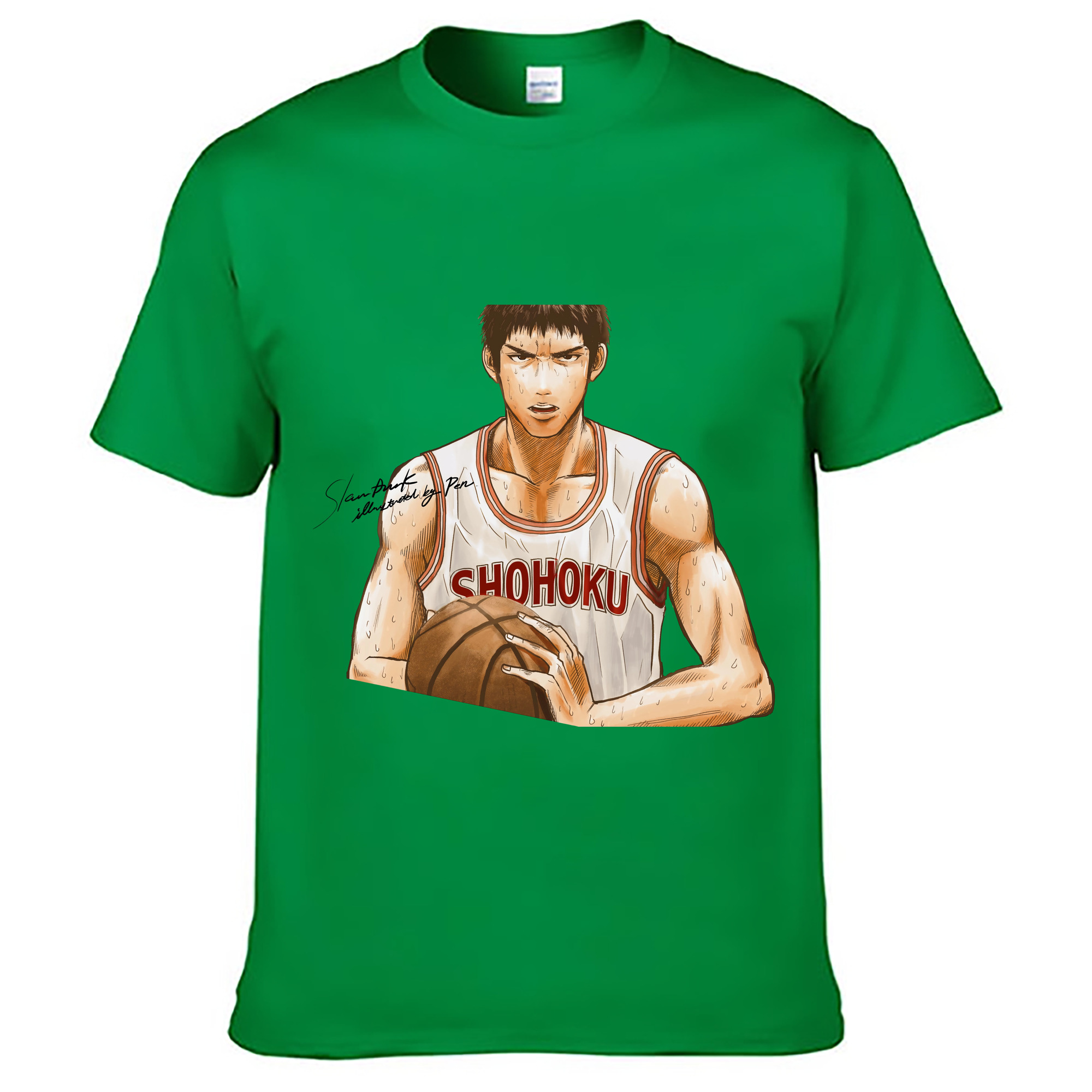 （画像用） SLAM DUNK／スラムダンク レディースカジュアルプリントTシャツ（綿100％）