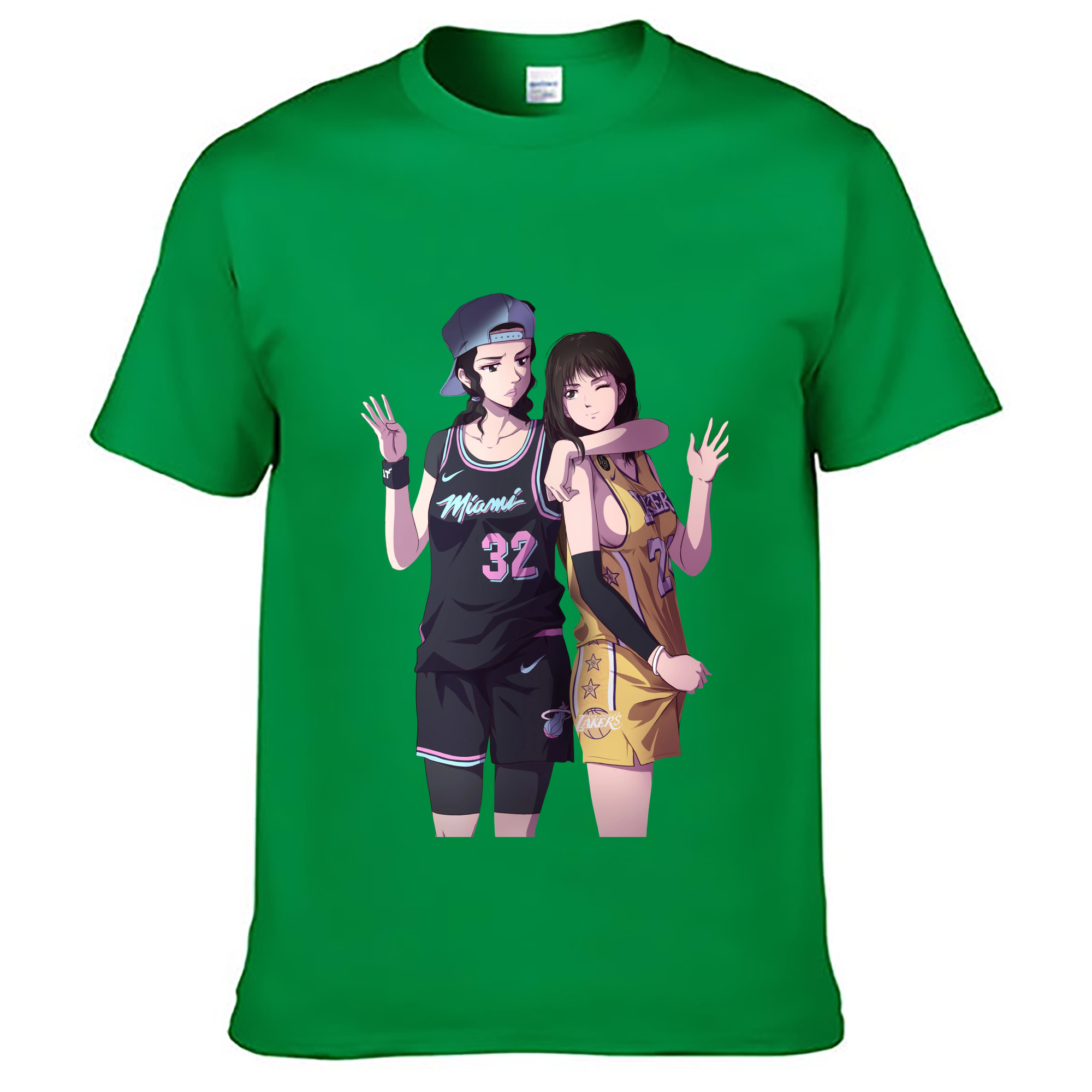 （画像用） SLAM DUNK／スラムダンク レディースカジュアルプリントTシャツ（綿100％）