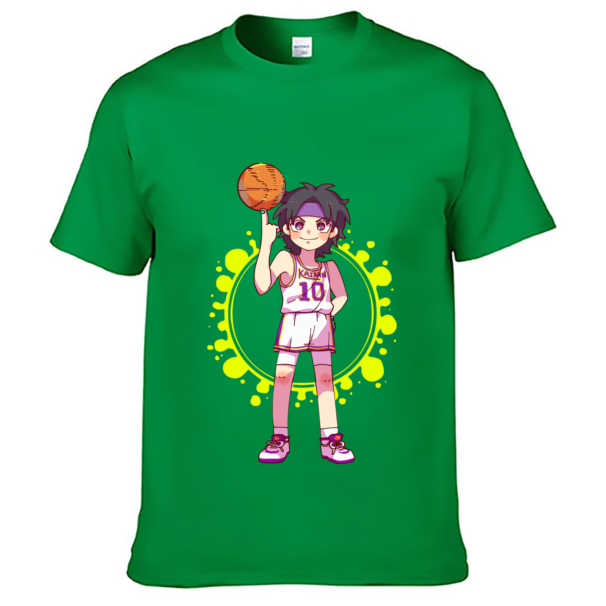 （画像用） SLAM DUNK／スラムダンク レディースカジュアルプリントTシャツ（綿100％）