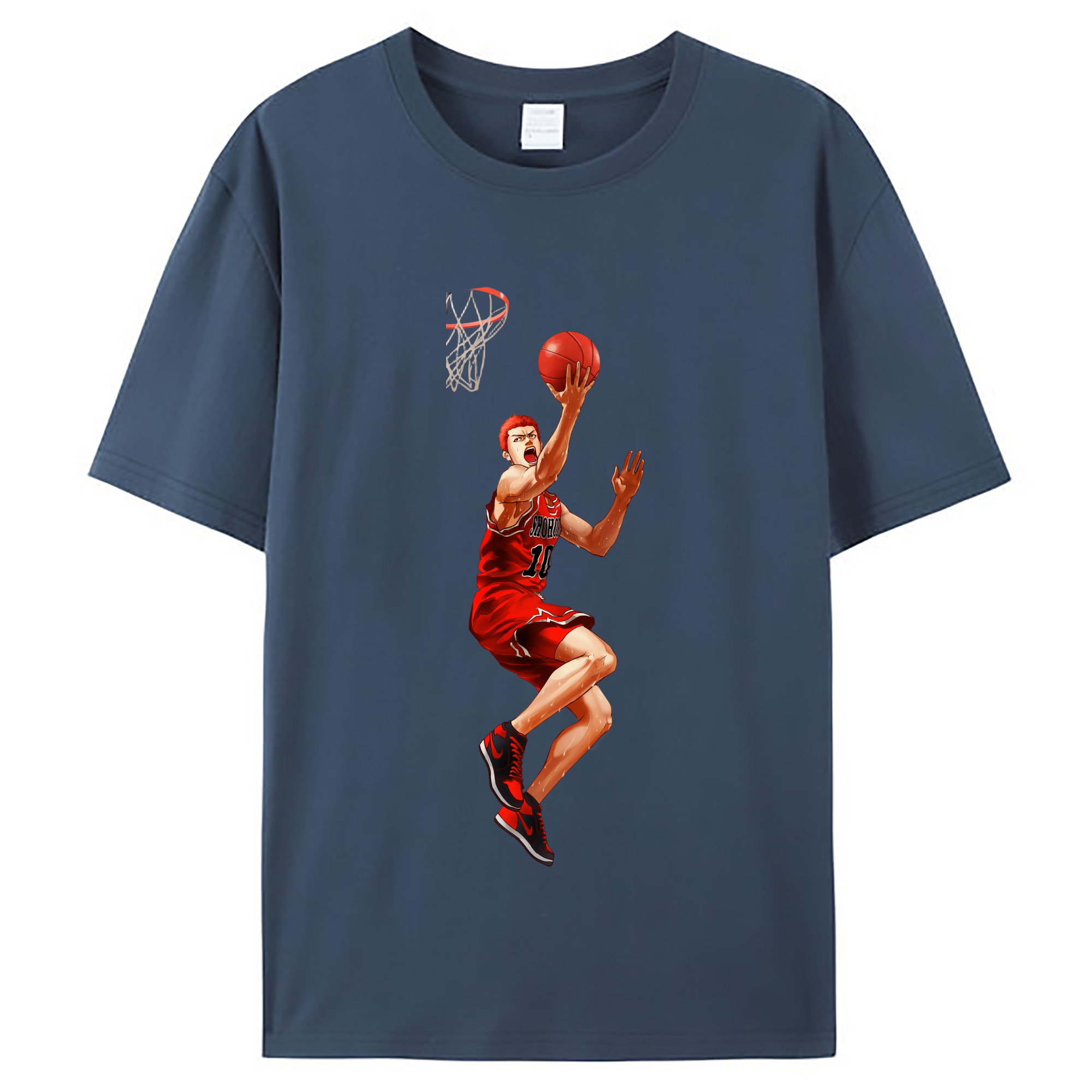 （画像用） SLAM DUNK／スラムダンク レディースカジュアルプリントTシャツ（綿100％）