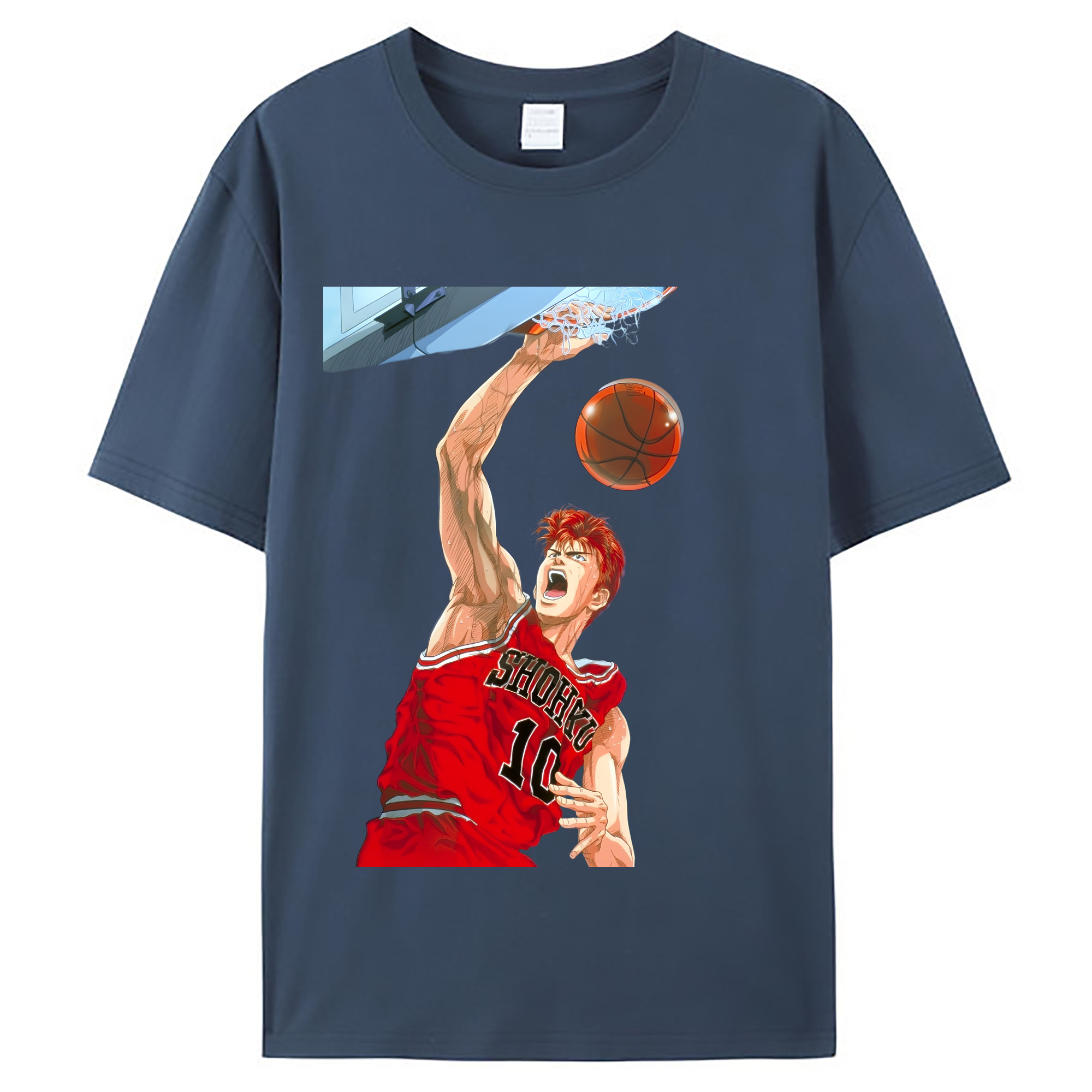（画像用） SLAM DUNK／スラムダンク レディースカジュアルプリントTシャツ（綿100％）