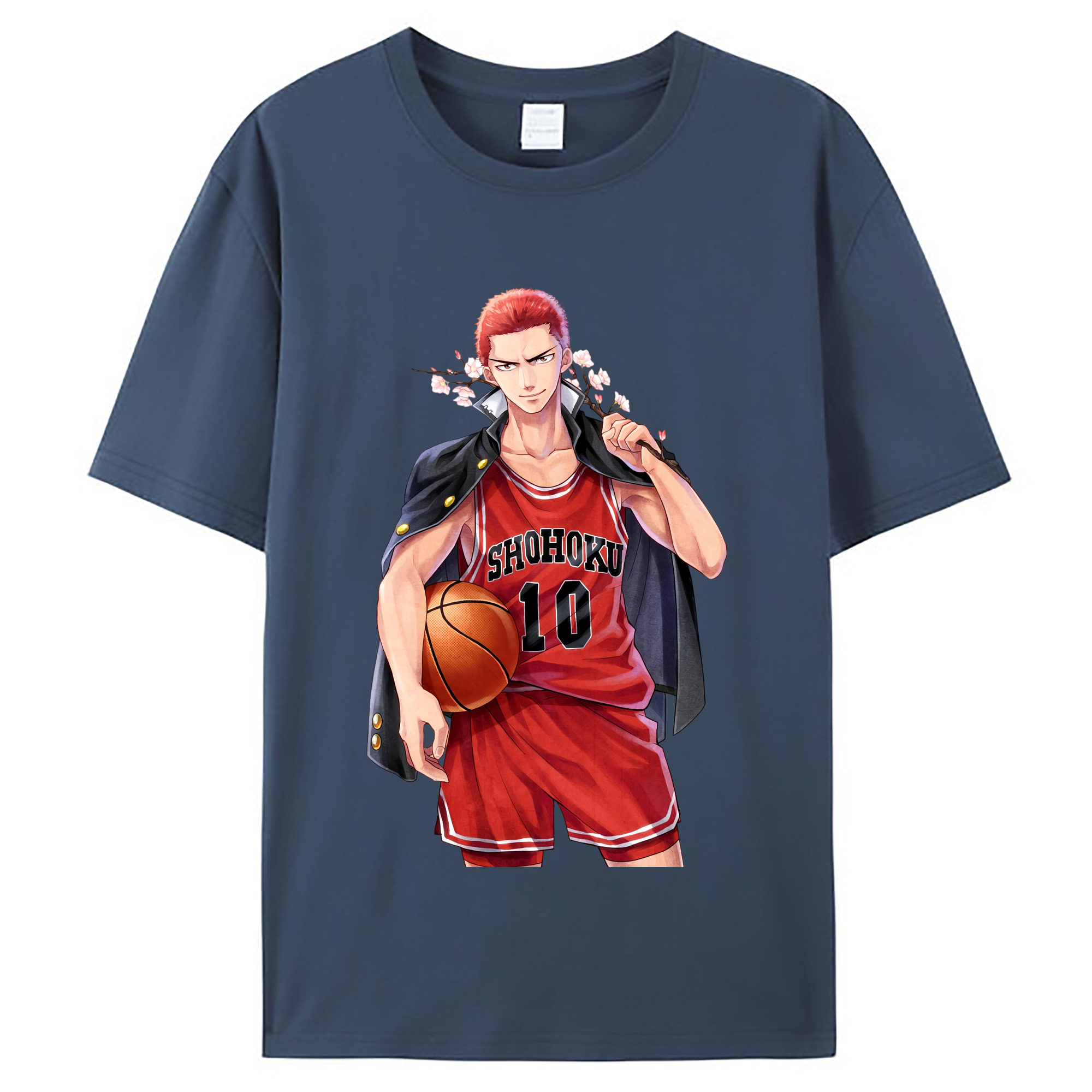 （画像用） SLAM DUNK／スラムダンク レディースカジュアルプリントTシャツ（綿100％）