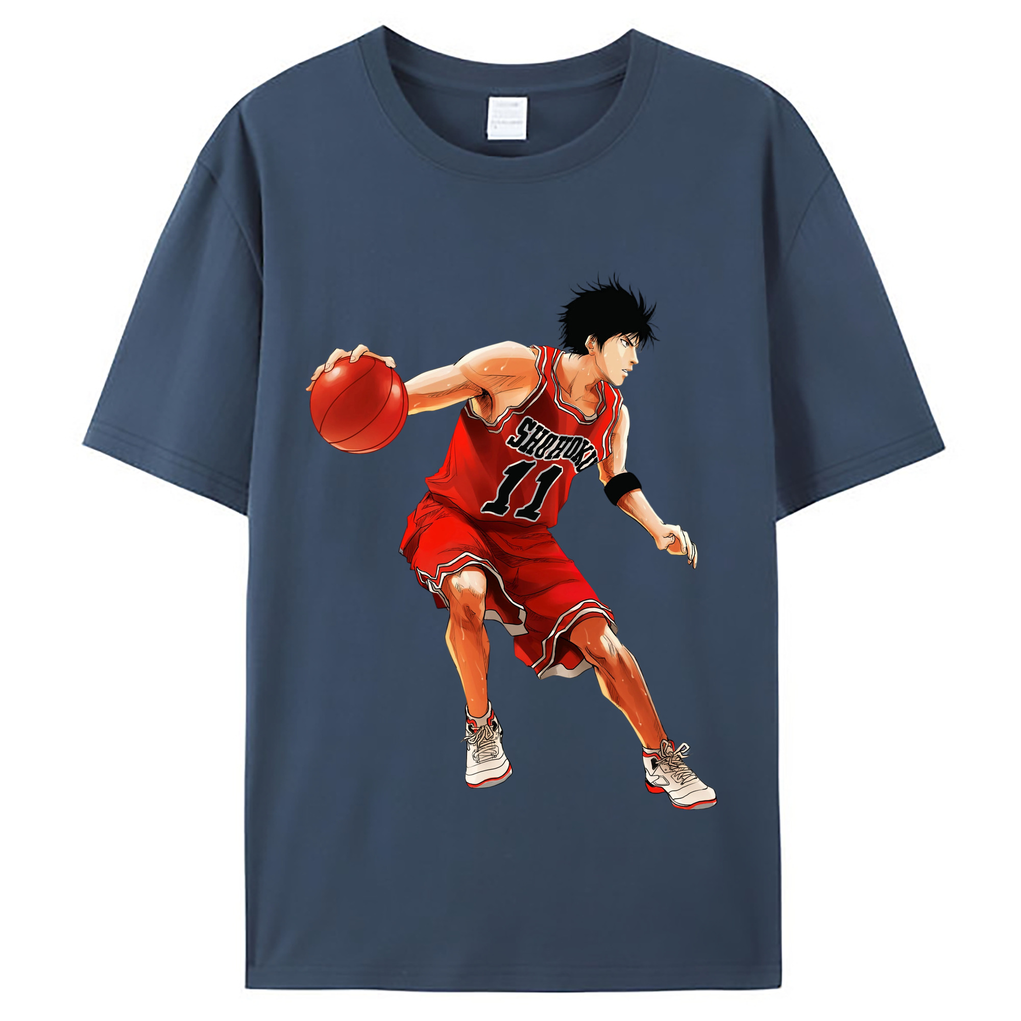 （画像用） SLAM DUNK／スラムダンク レディースカジュアルプリントTシャツ（綿100％）