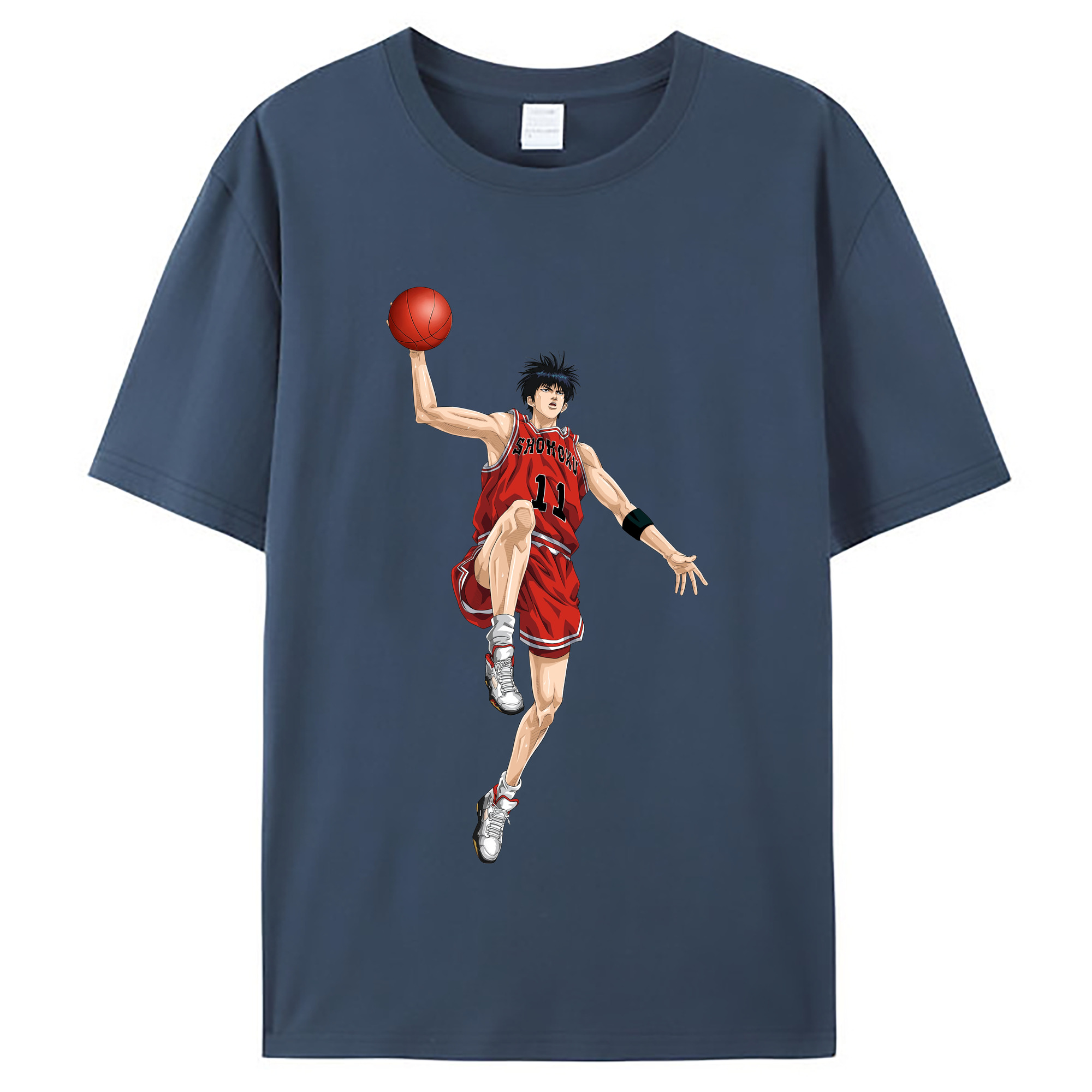 （画像用） SLAM DUNK／スラムダンク レディースカジュアルプリントTシャツ（綿100％）