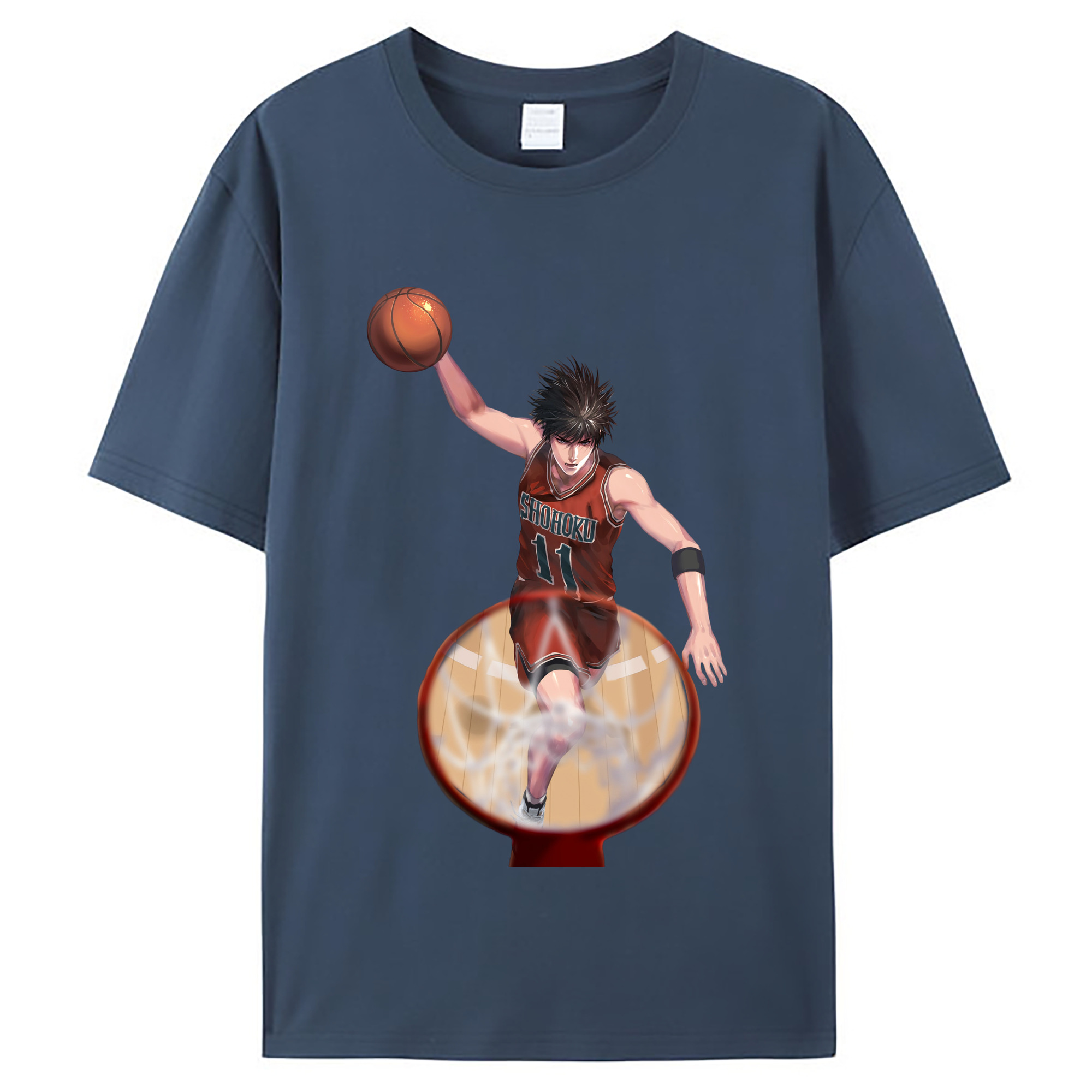 （画像用） SLAM DUNK／スラムダンク レディースカジュアルプリントTシャツ（綿100％）