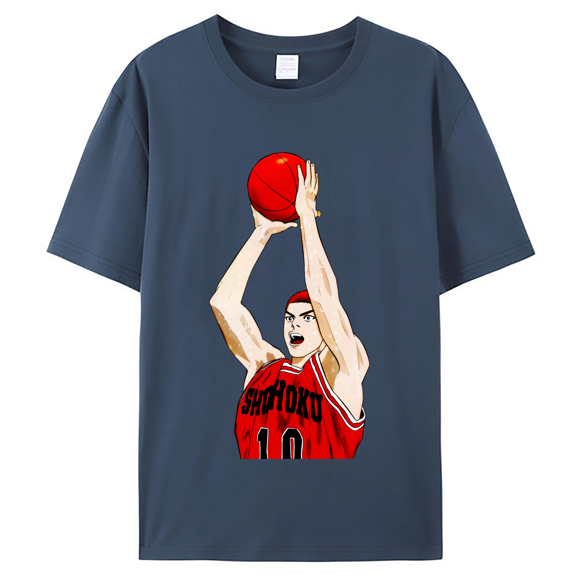 （画像用） SLAM DUNK／スラムダンク レディースカジュアルプリントTシャツ（綿100％）