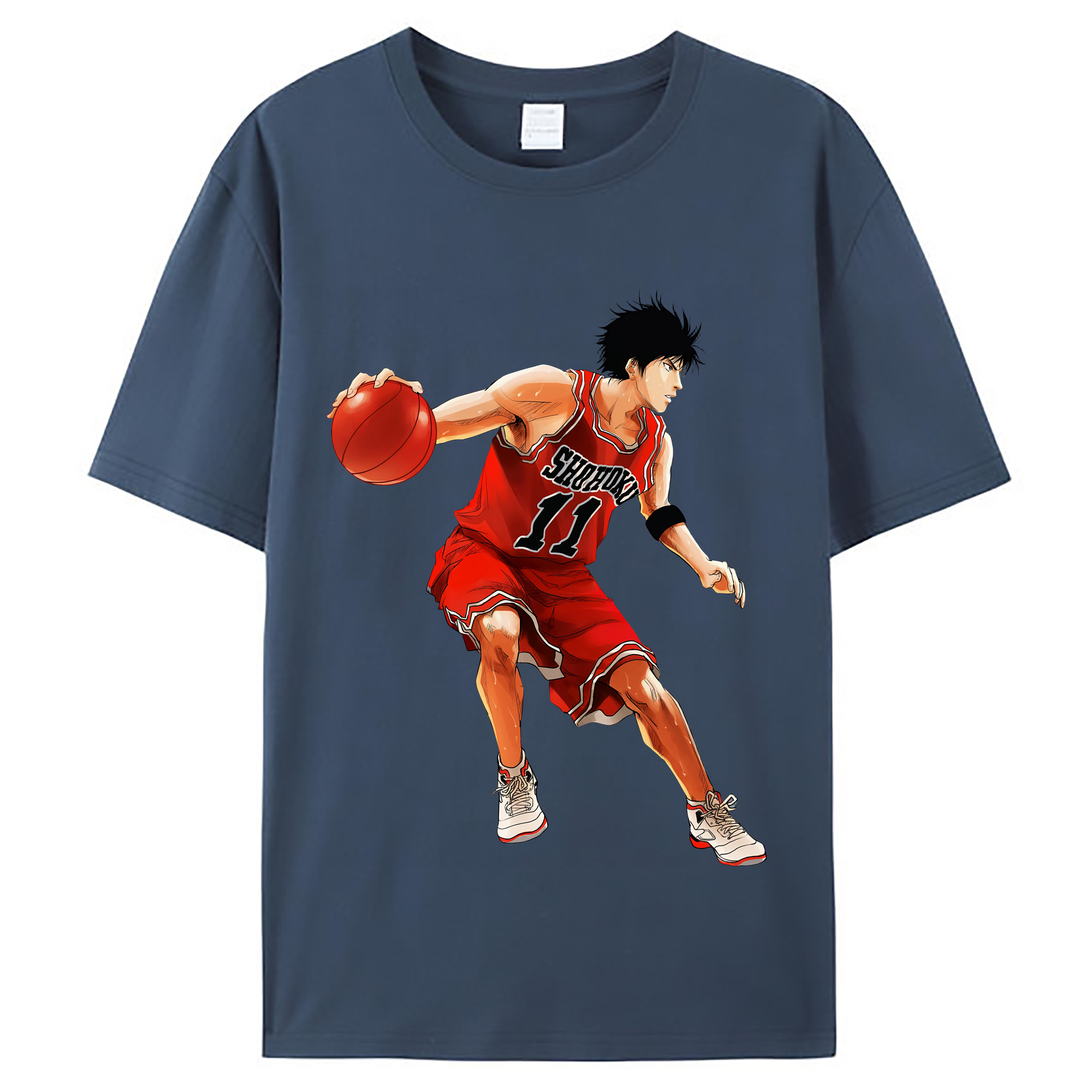 （画像用） SLAM DUNK／スラムダンク レディースカジュアルプリントTシャツ（綿100％）
