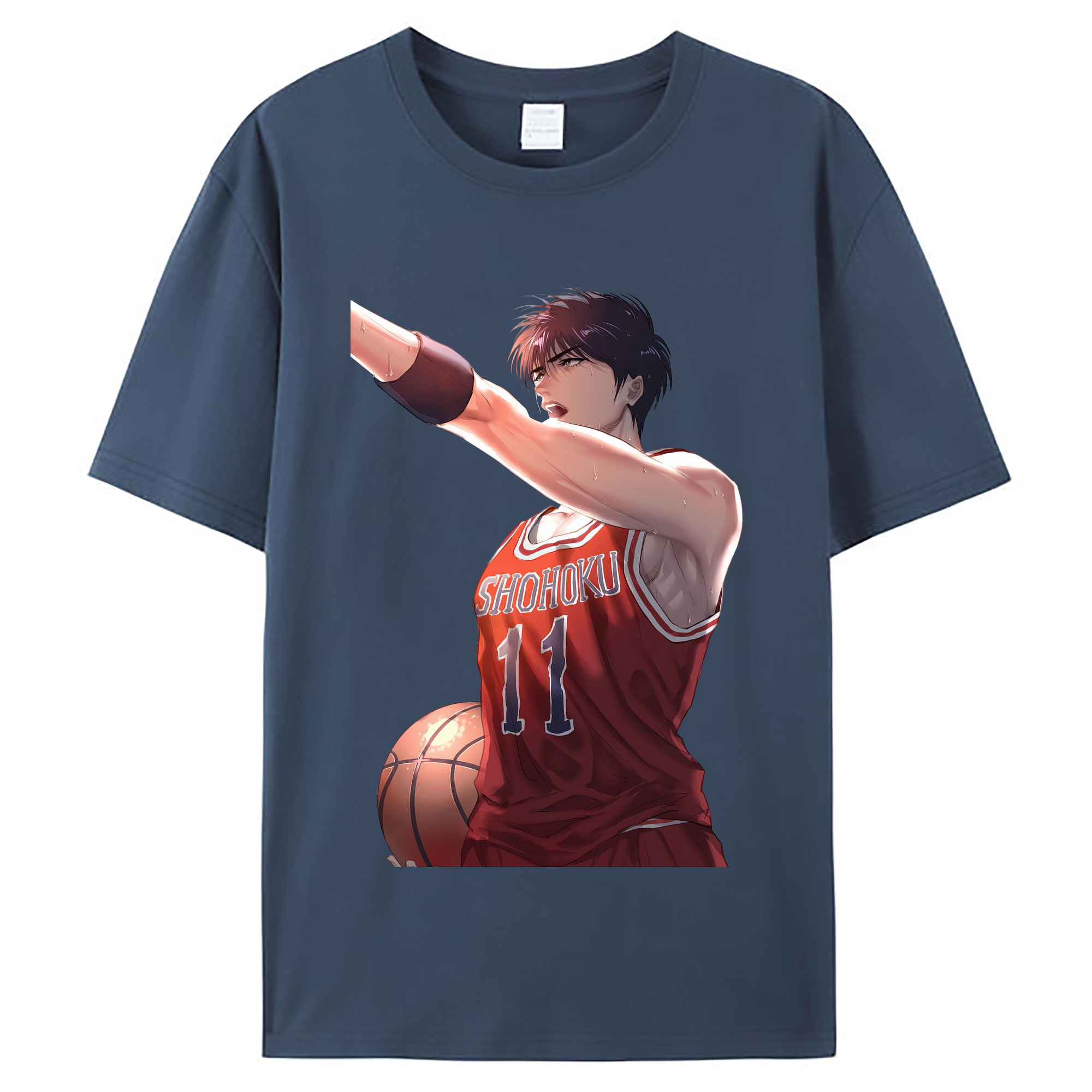 （画像用） SLAM DUNK／スラムダンク レディースカジュアルプリントTシャツ（綿100％）