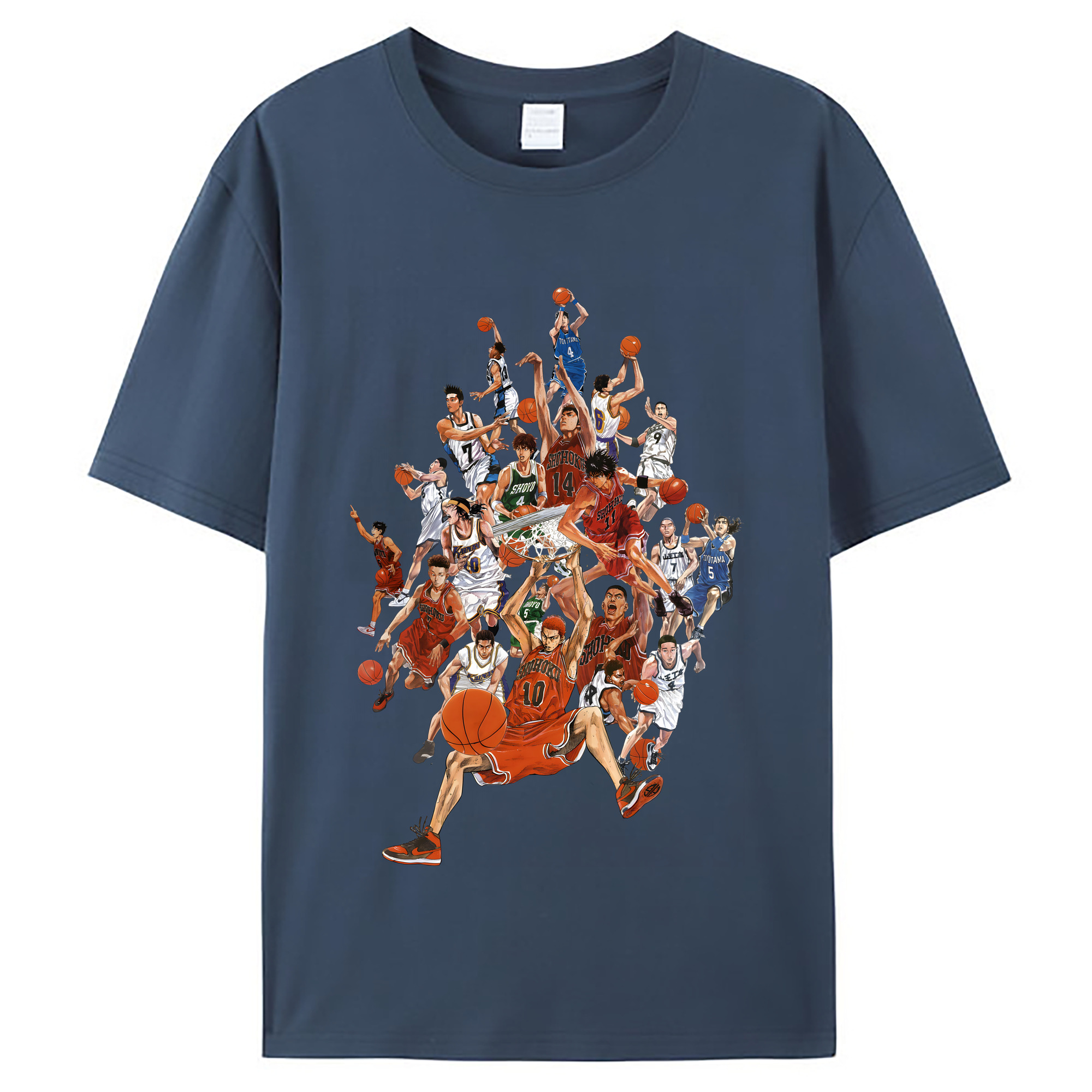 （画像用） SLAM DUNK／スラムダンク レディースカジュアルプリントTシャツ（綿100％）