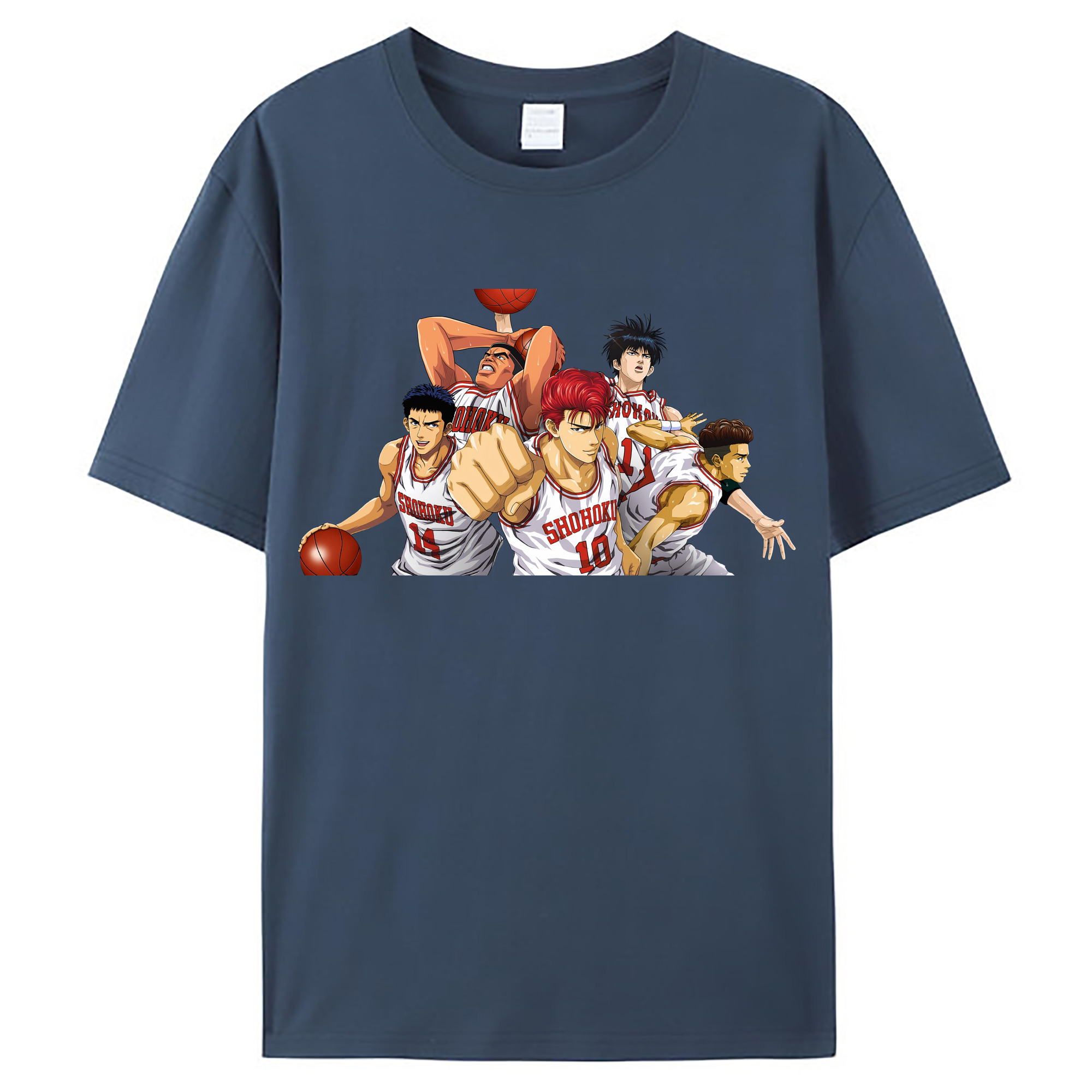（画像用） SLAM DUNK／スラムダンク レディースカジュアルプリントTシャツ（綿100％）