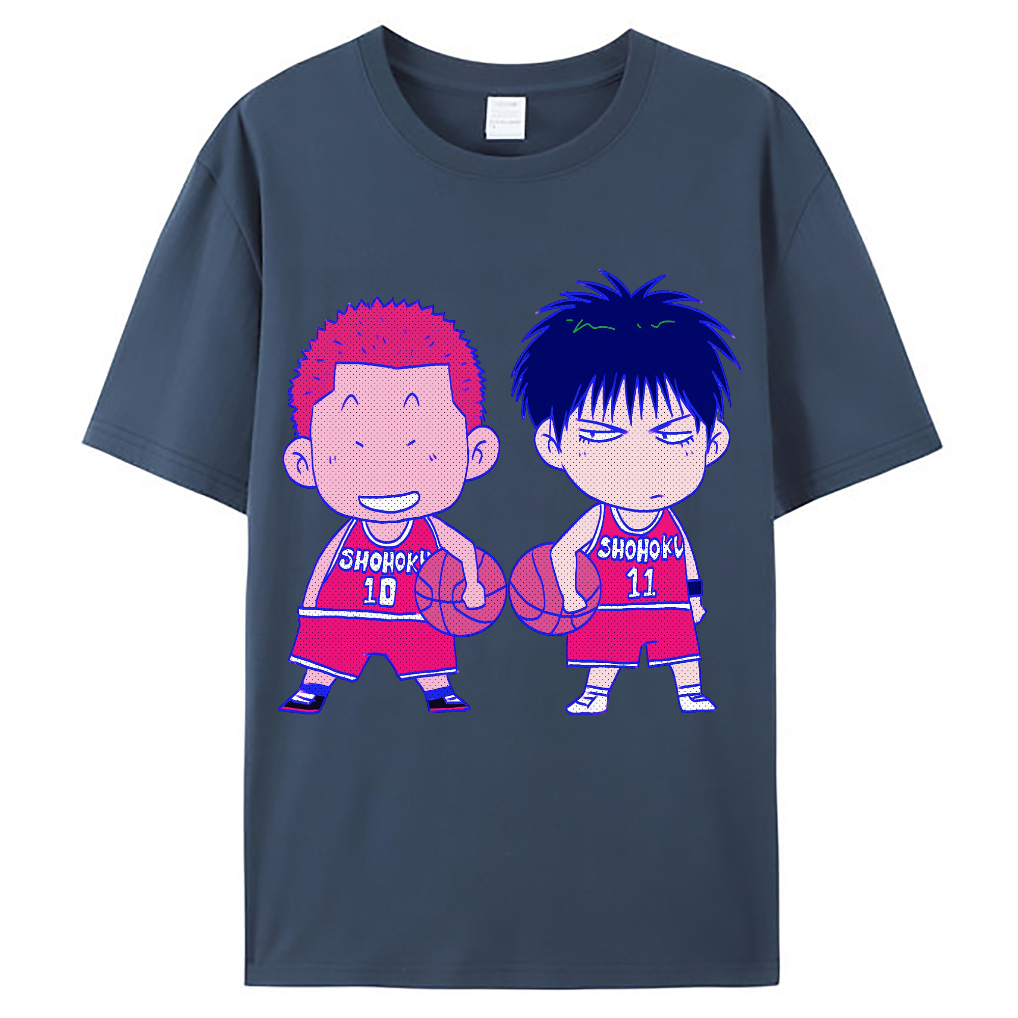 （画像用） SLAM DUNK／スラムダンク レディースカジュアルプリントTシャツ（綿100％）