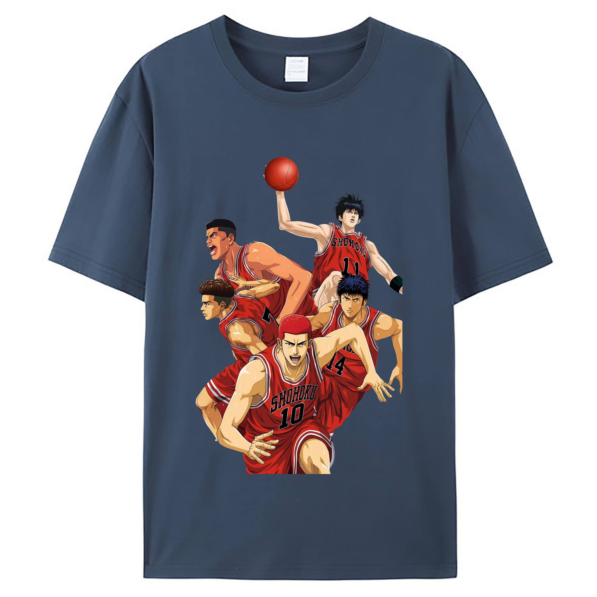 （画像用） SLAM DUNK／スラムダンク レディースカジュアルプリントTシャツ（綿100％）