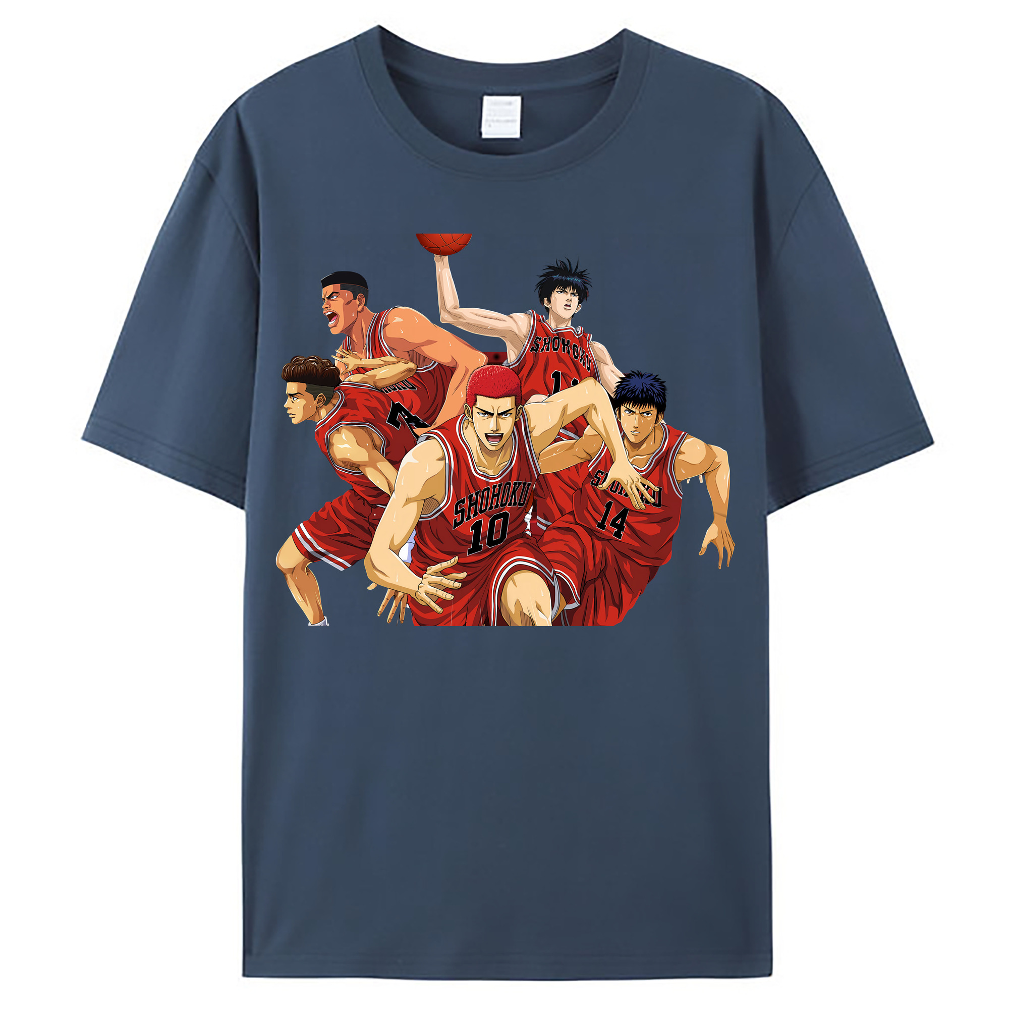 （画像用） SLAM DUNK／スラムダンク レディースカジュアルプリントTシャツ（綿100％）
