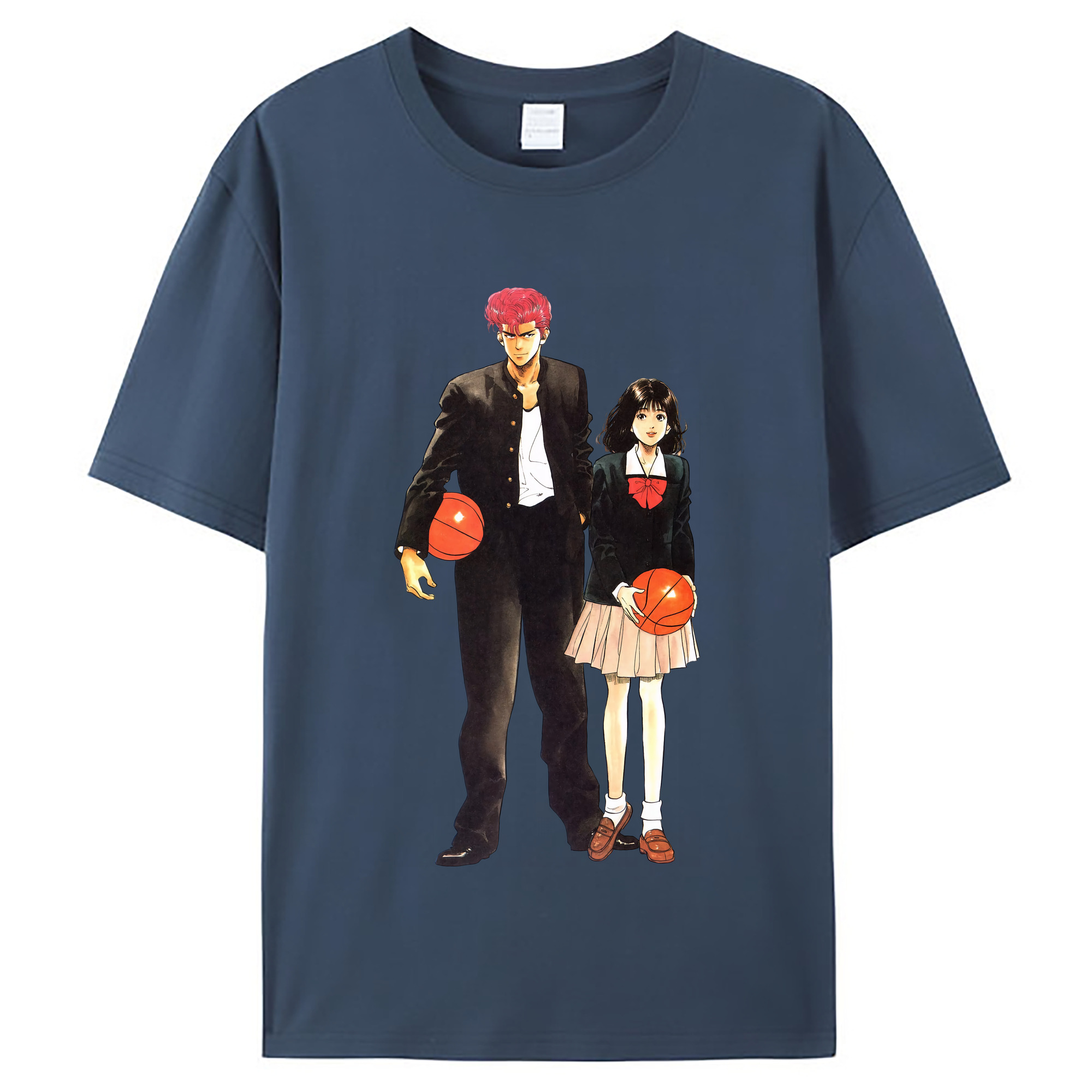 （画像用） SLAM DUNK／スラムダンク レディースカジュアルプリントTシャツ（綿100％）