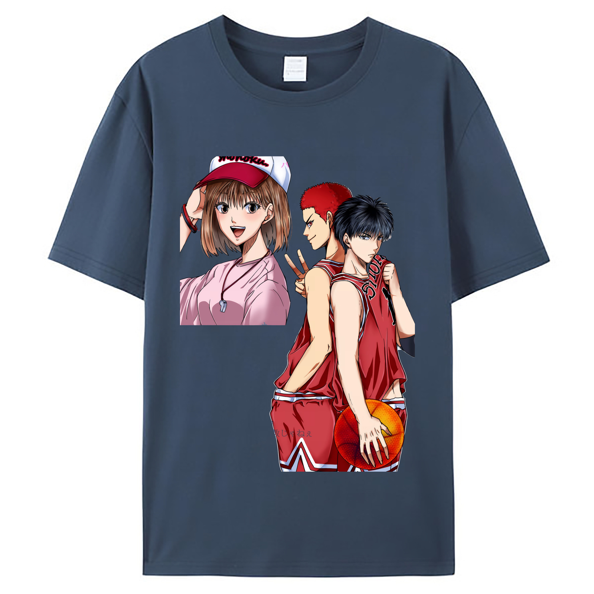 （画像用） SLAM DUNK／スラムダンク レディースカジュアルプリントTシャツ（綿100％）