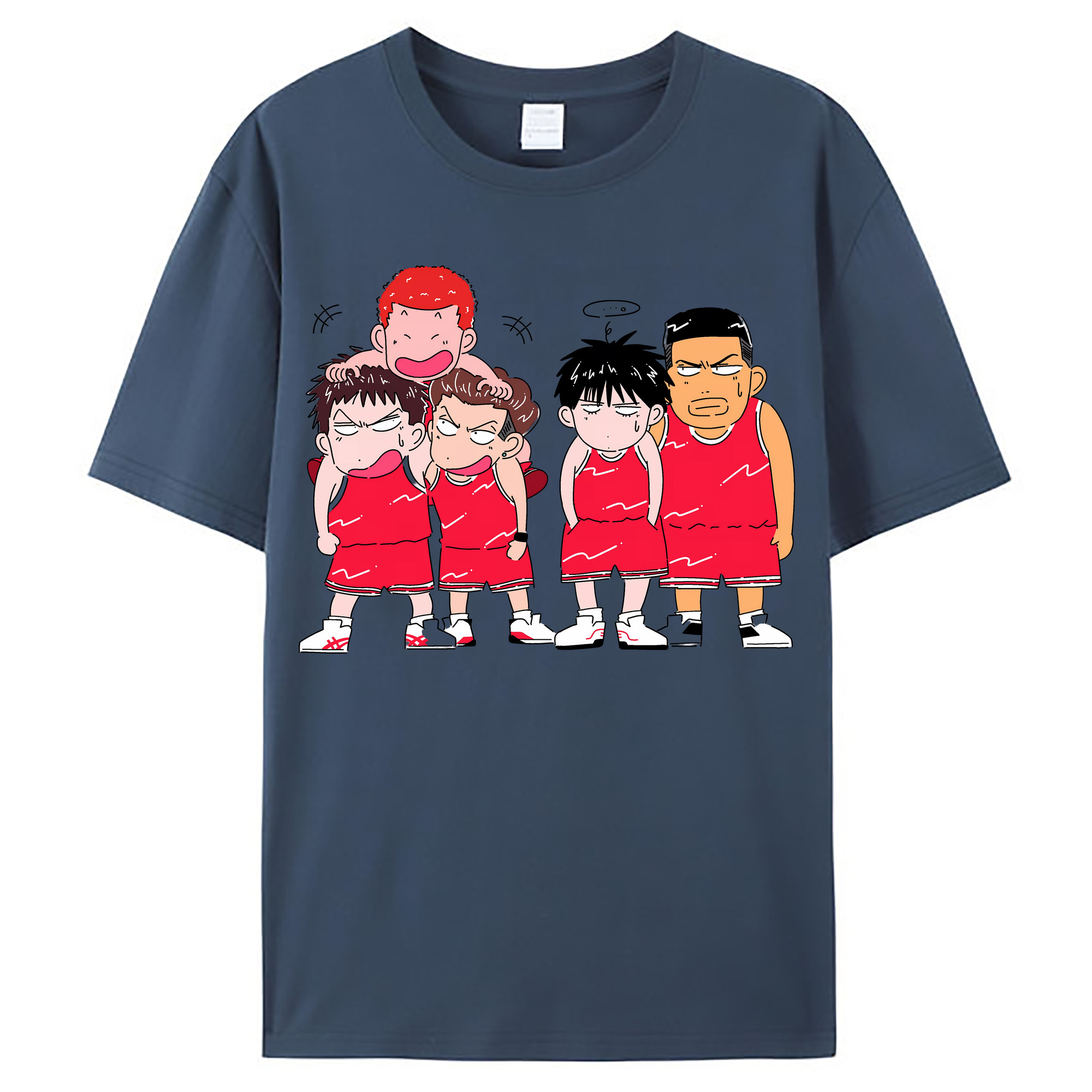 （画像用） SLAM DUNK／スラムダンク レディースカジュアルプリントTシャツ（綿100％）