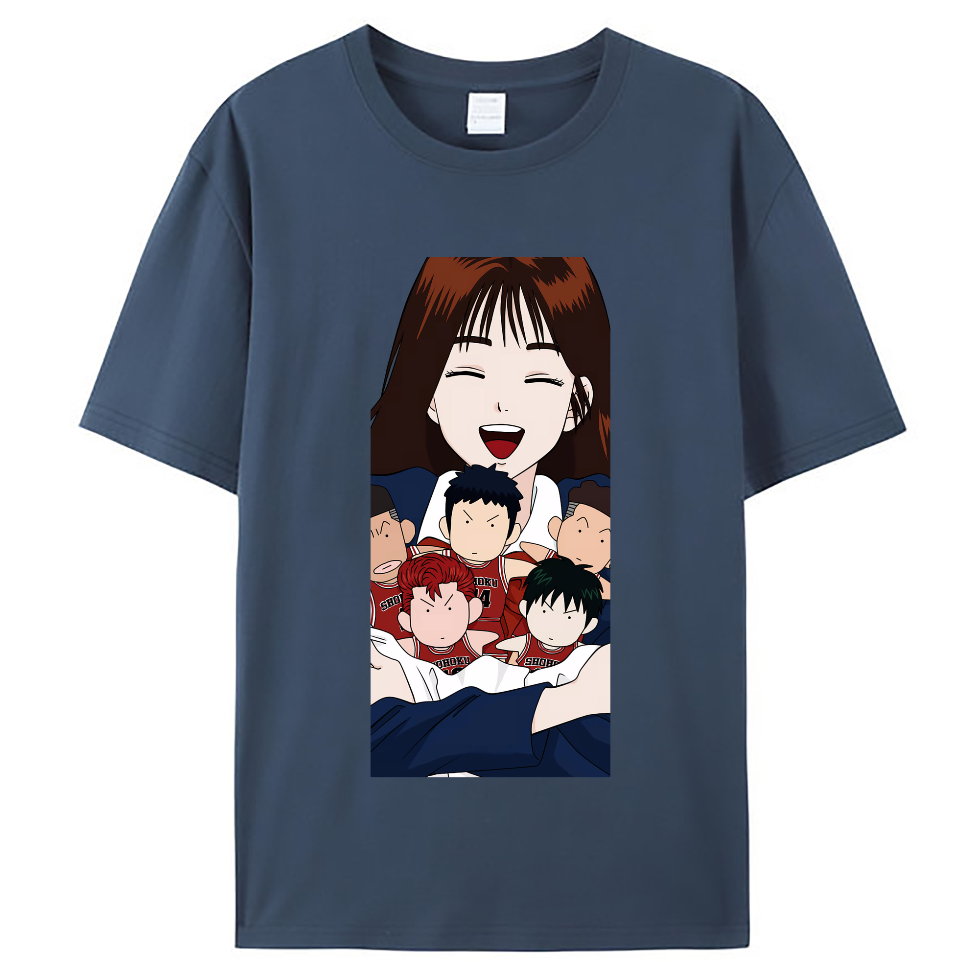 （画像用） SLAM DUNK／スラムダンク レディースカジュアルプリントTシャツ（綿100％）