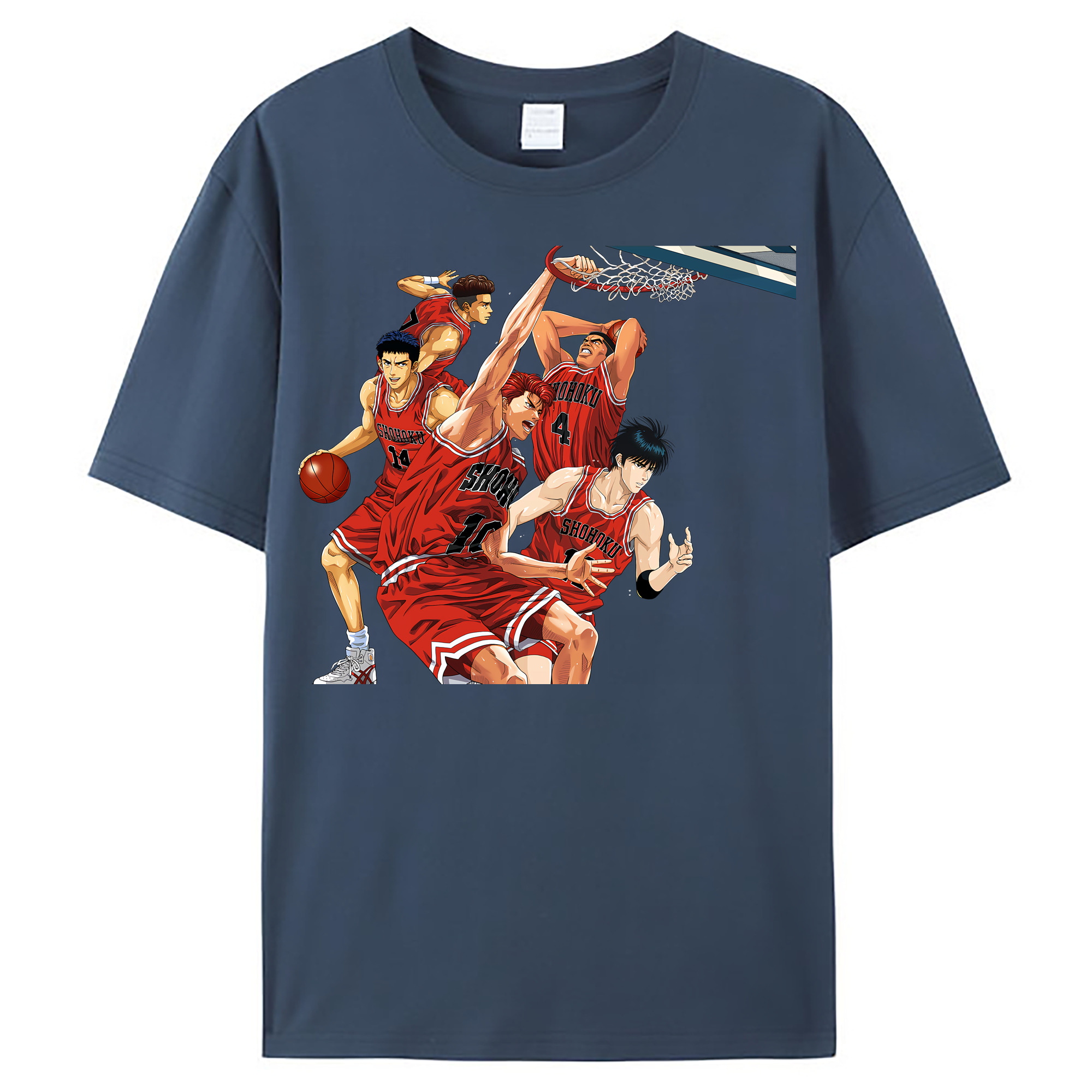 （画像用） SLAM DUNK／スラムダンク レディースカジュアルプリントTシャツ（綿100％）