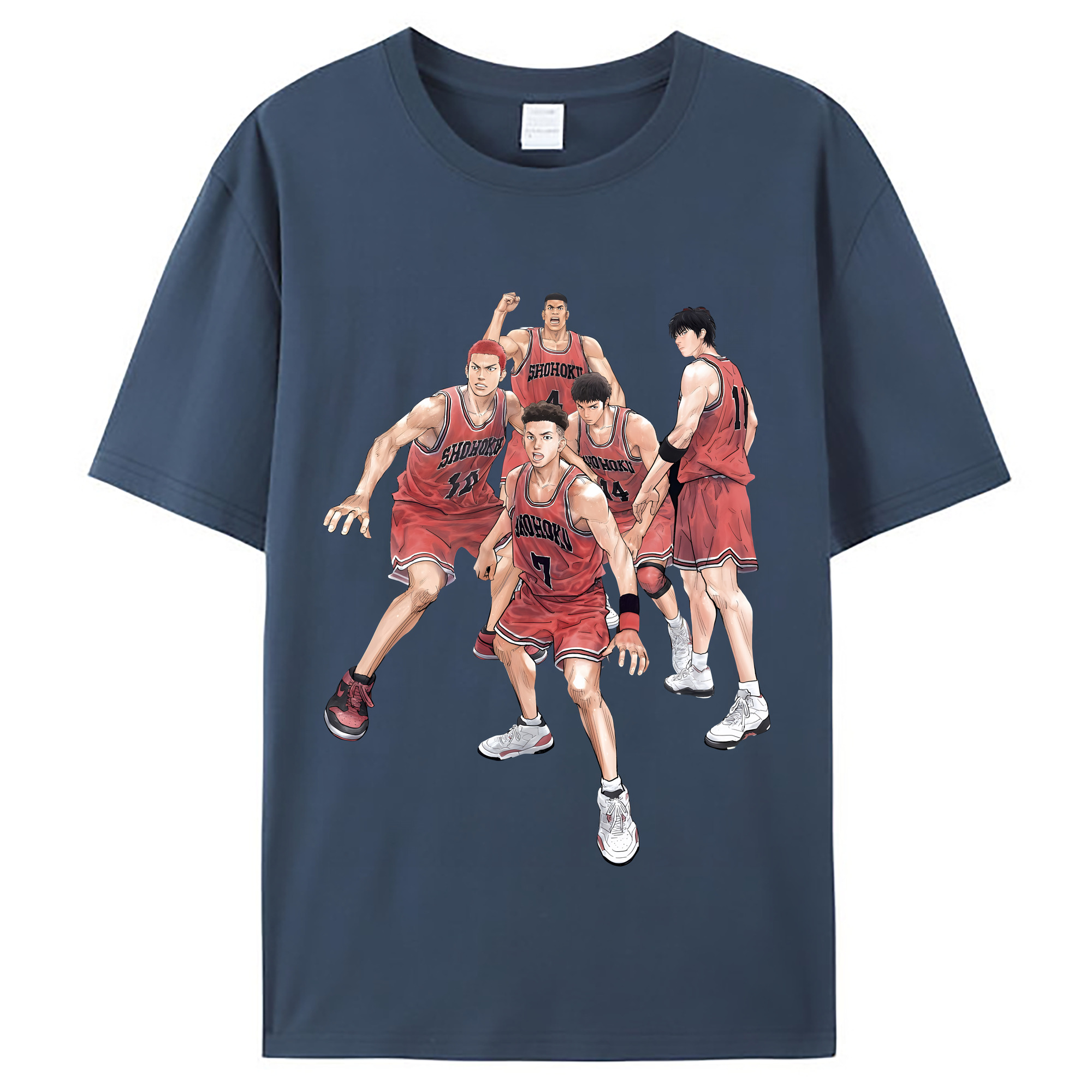（画像用） SLAM DUNK／スラムダンク レディースカジュアルプリントTシャツ（綿100％）