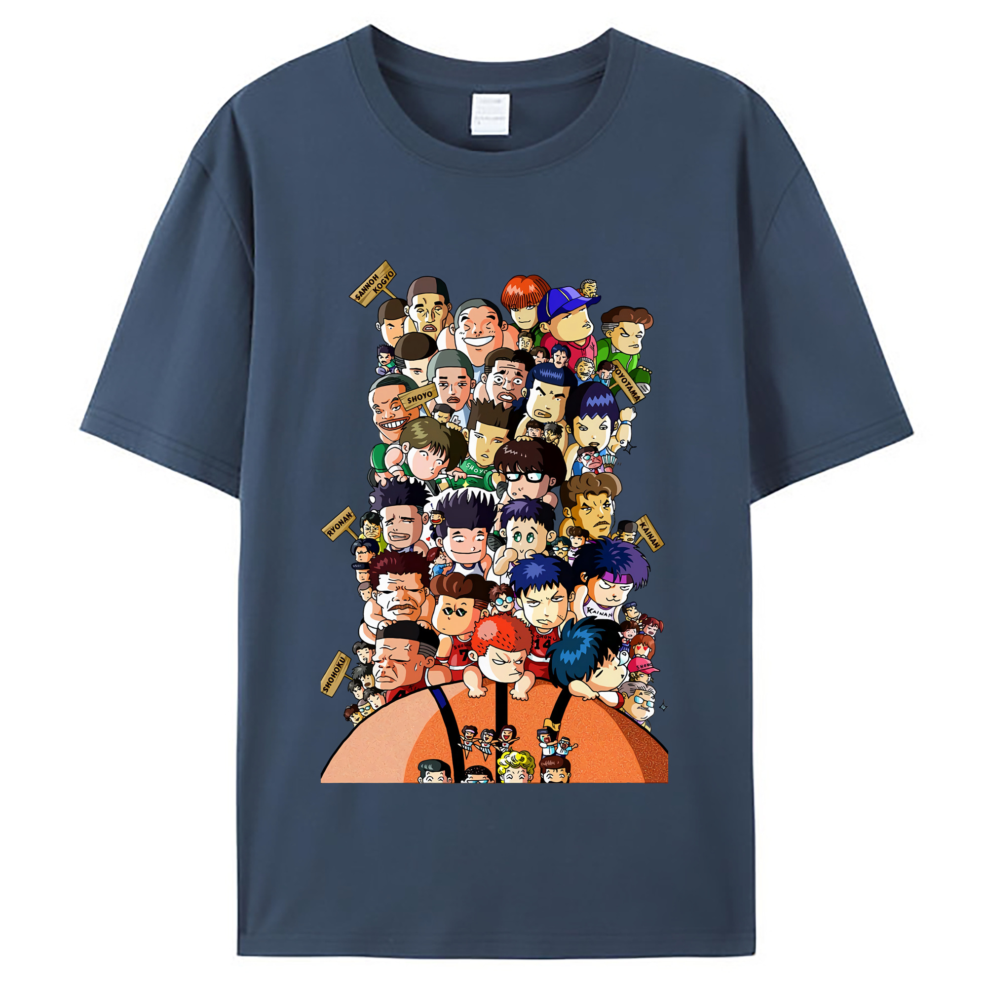 （画像用） SLAM DUNK／スラムダンク レディースカジュアルプリントTシャツ（綿100％）
