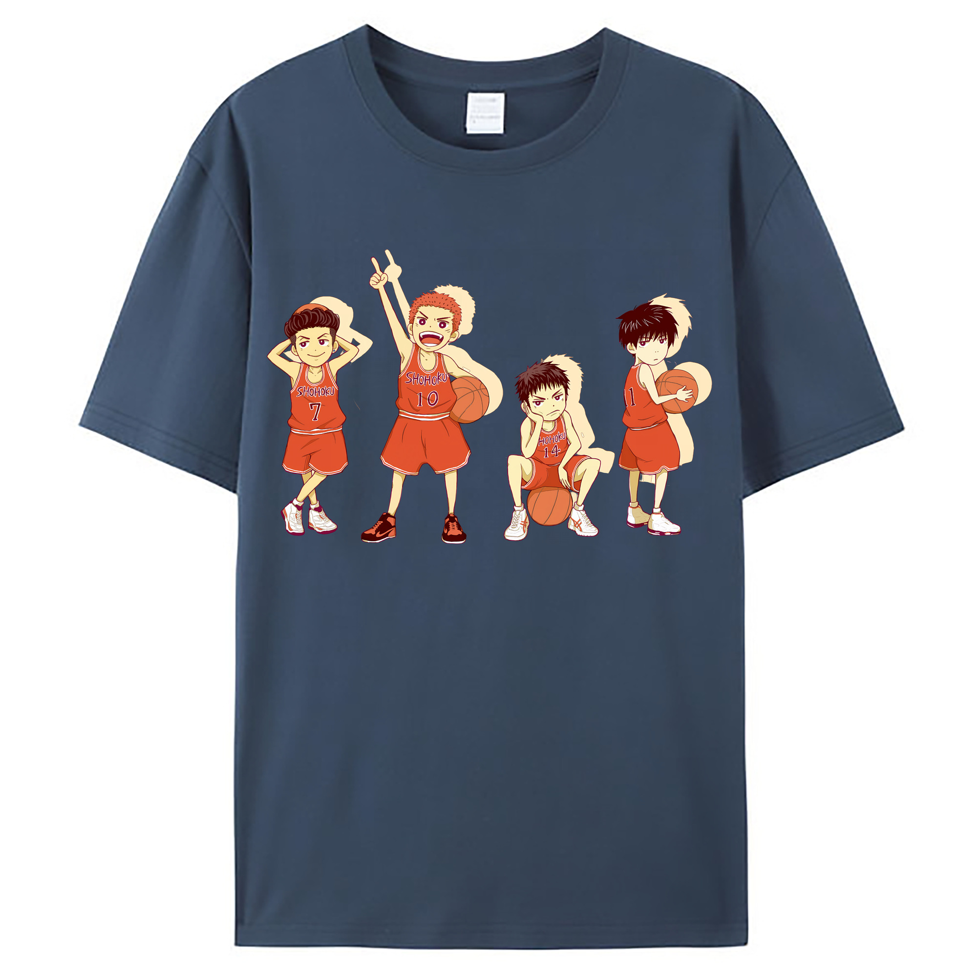 （画像用） SLAM DUNK／スラムダンク レディースカジュアルプリントTシャツ（綿100％）