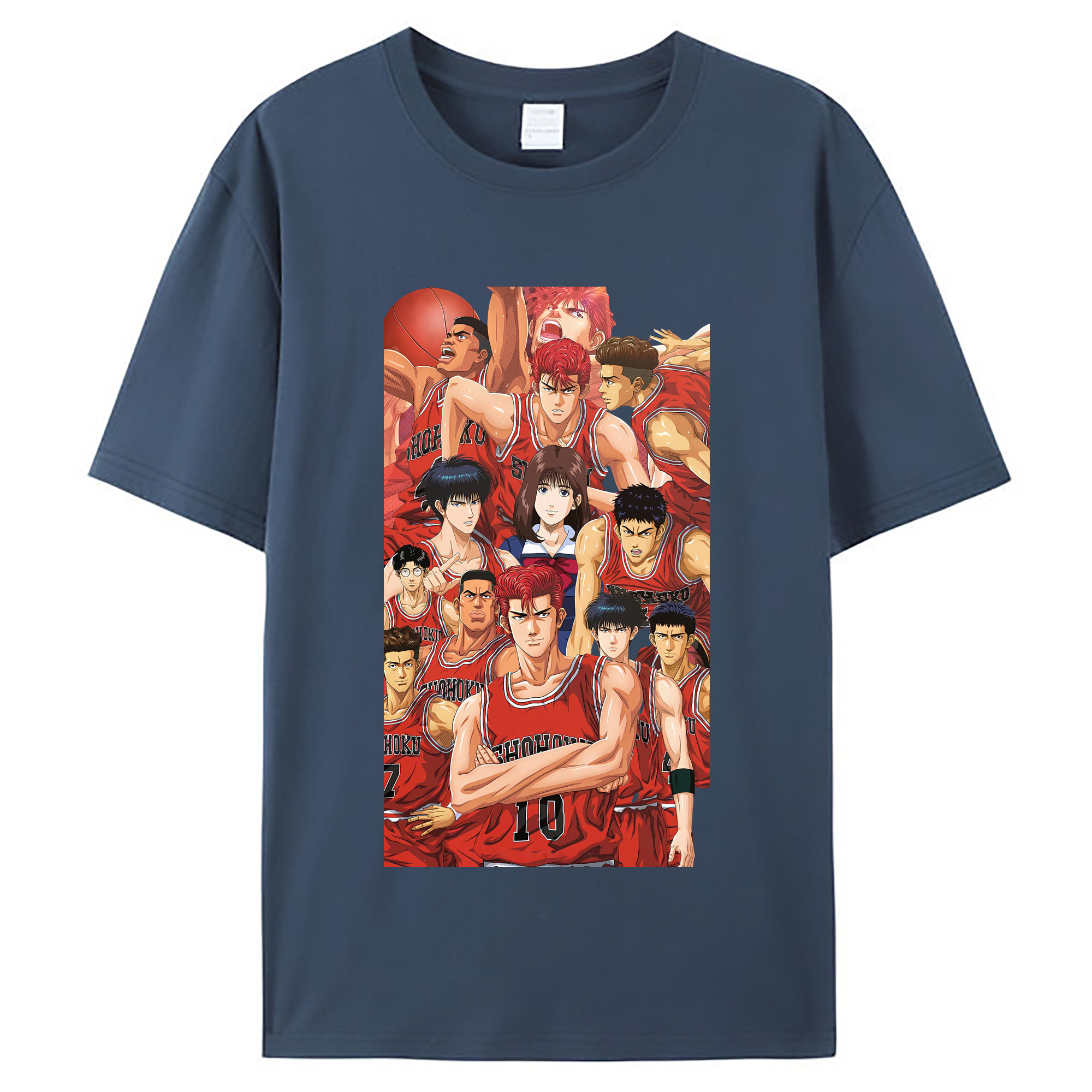 （画像用） SLAM DUNK／スラムダンク レディースカジュアルプリントTシャツ（綿100％）