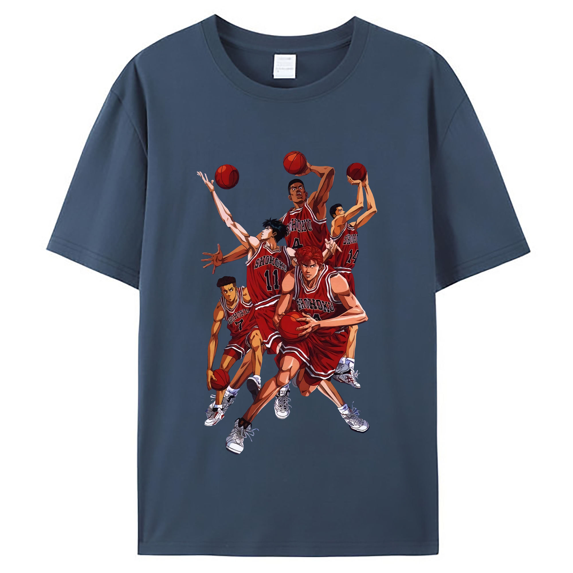 （画像用） SLAM DUNK／スラムダンク レディースカジュアルプリントTシャツ（綿100％）