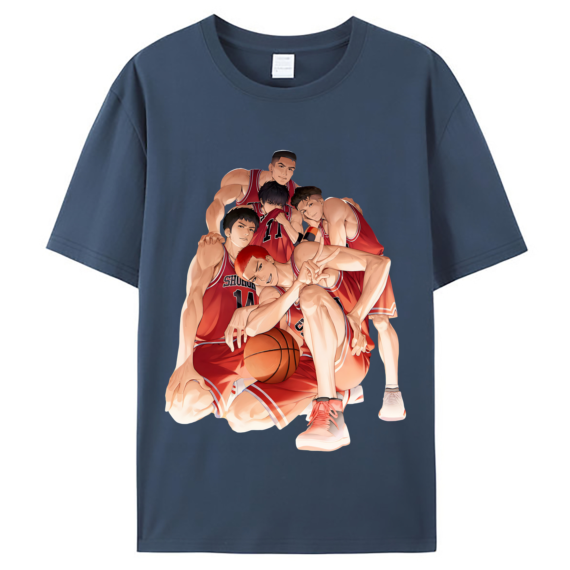 （画像用） SLAM DUNK／スラムダンク レディースカジュアルプリントTシャツ（綿100％）